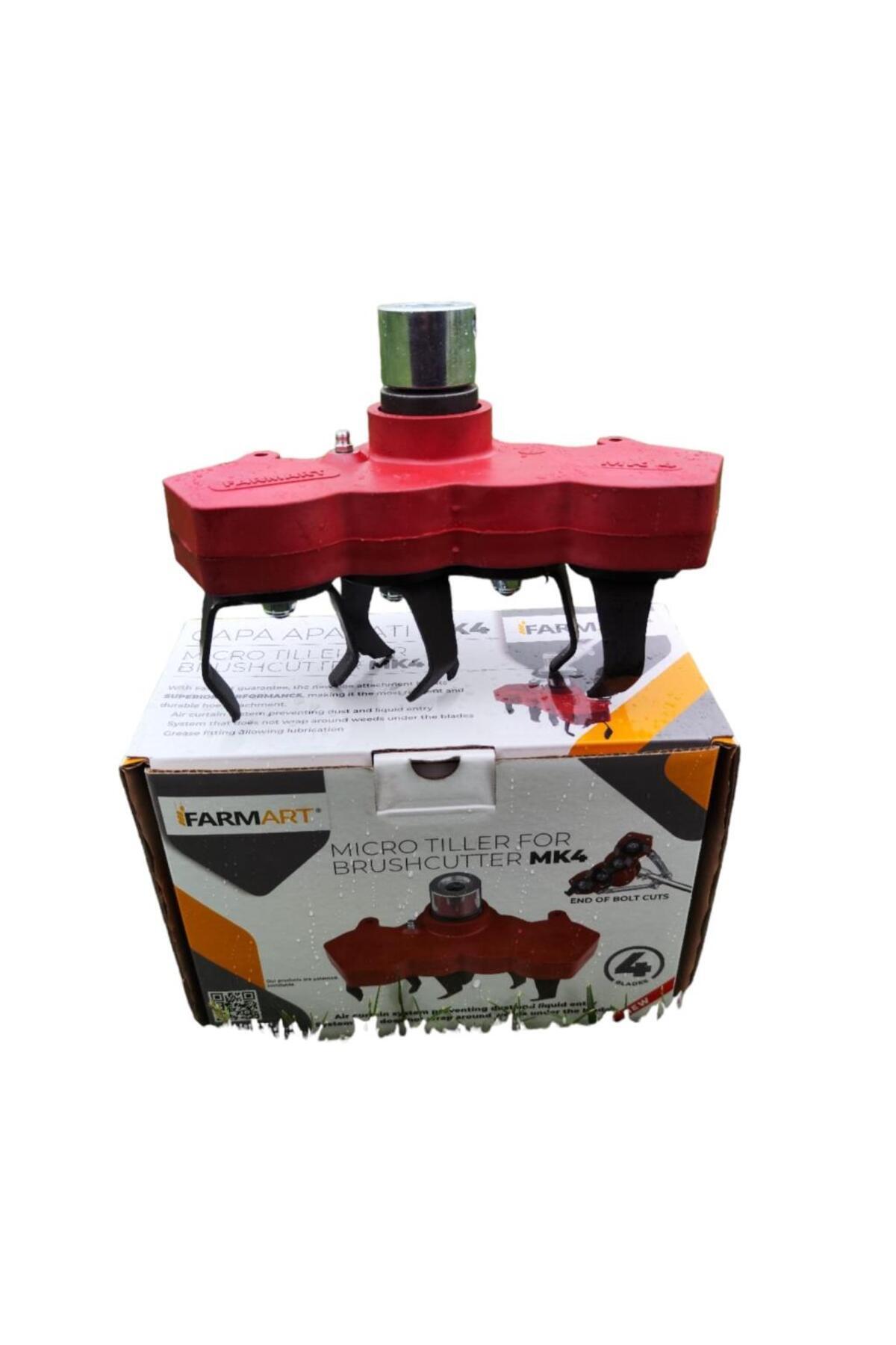 Genel Markalar MK4 Benzinli Tırpan Çapa Aparatı Dört Bıçaklı