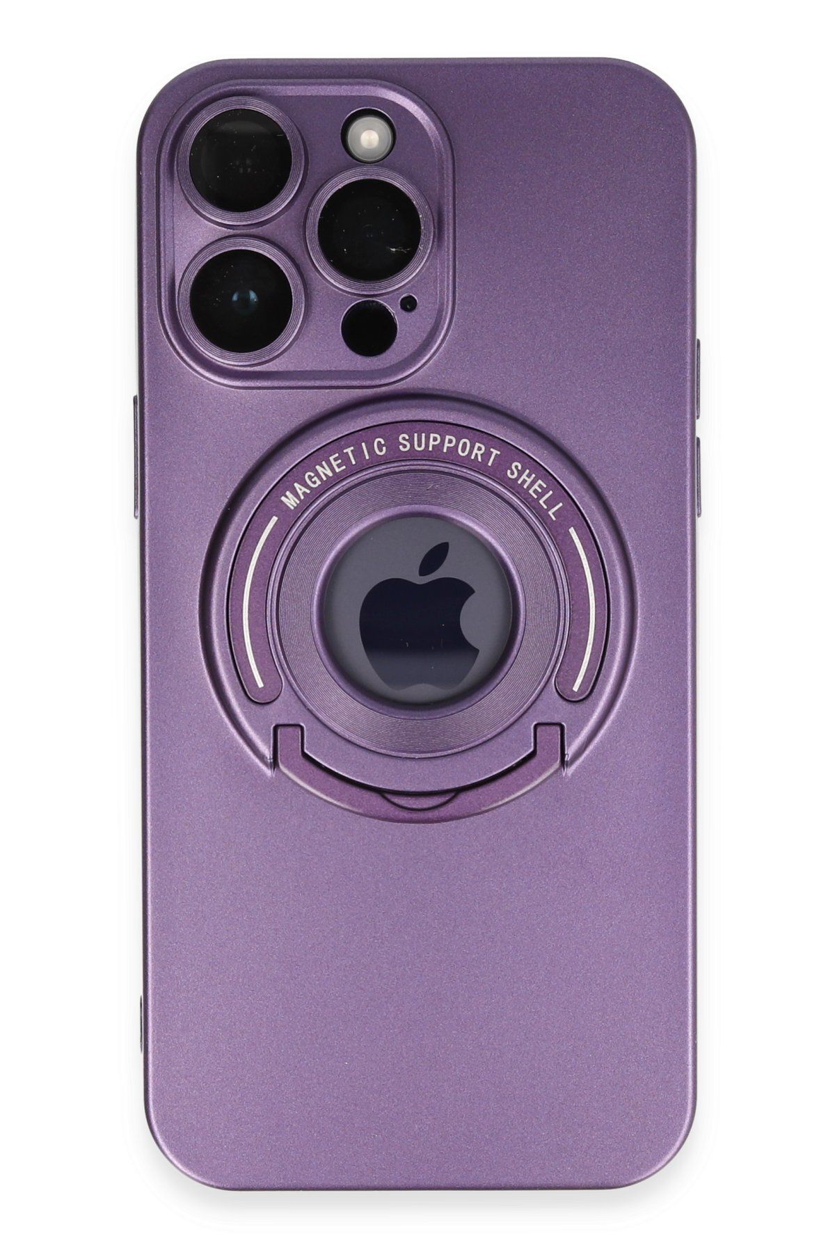 NewFace iPhone 13 Pro Max Kılıf Lukka Magneticsafe Kapak - Derin Mor ZRNET