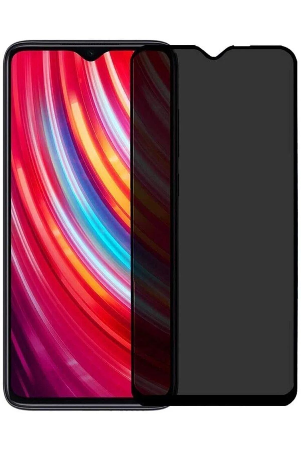 Royaleks Redmi Note 8 Pro Uyumlu Hayalet Ekran Gizli Tam Kaplayan Kırılmaz Cam Seramik Ekran Koruyucu Film