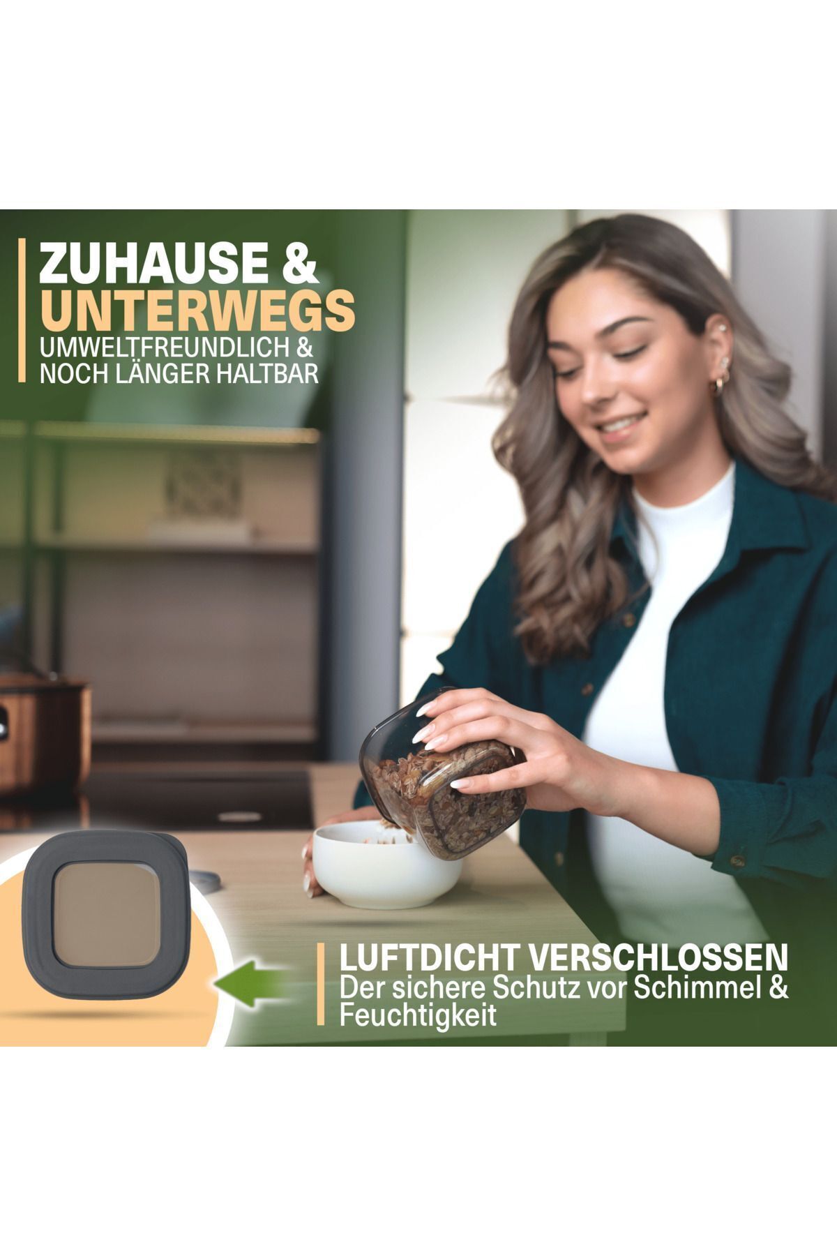 Viwares-Vorratsdosen mit Deckel luftdicht | 12er Set Vorratsdosen 3