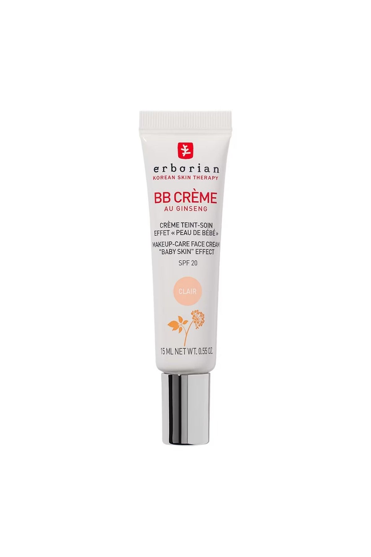 erborian Nourishing Lightening BB Cream That Regulates Skin Inequalities -15 ml-Nude DkHair1605