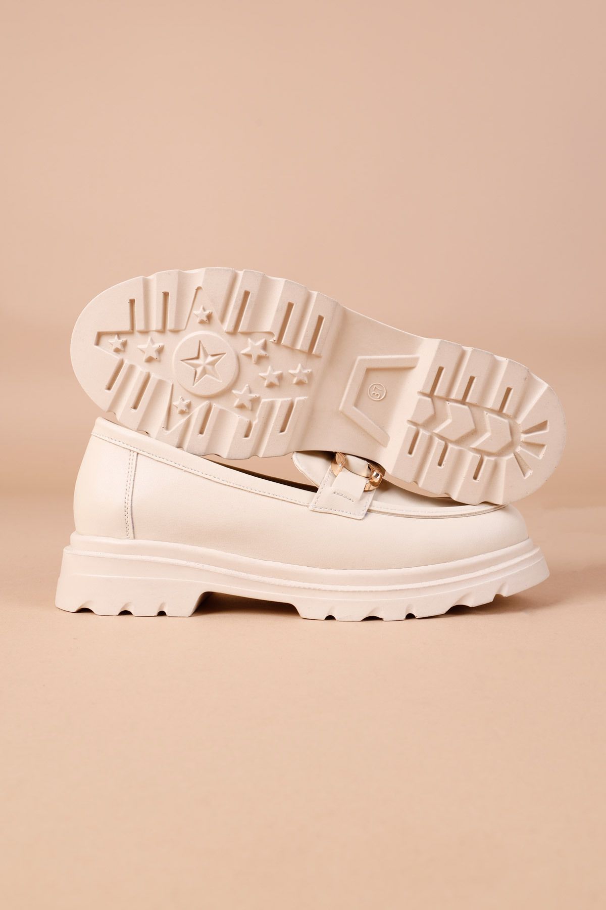 Getcho-Pantofi de damă Ordenas bej 7