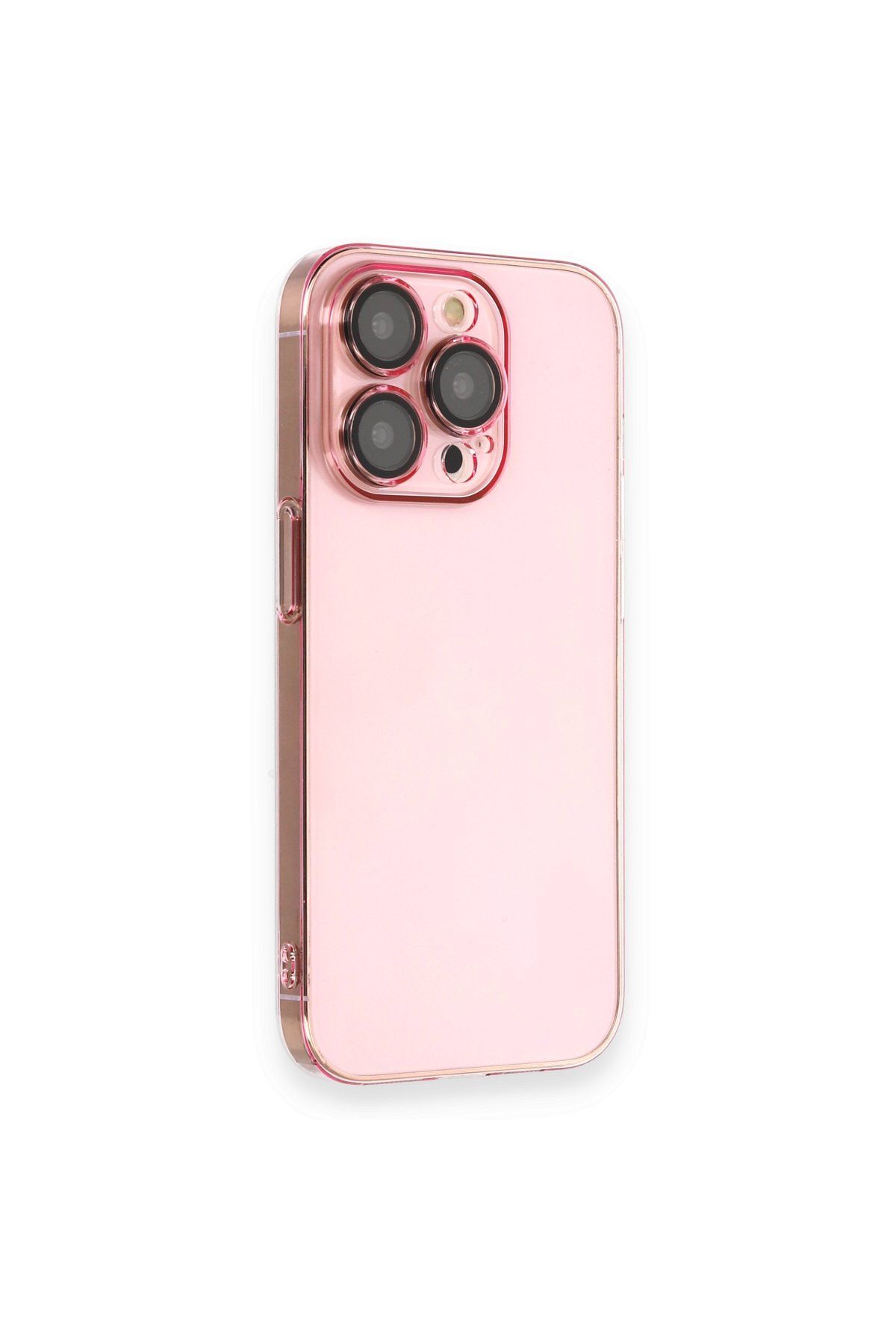 NewFace iPhone 14 Pro Max Kılıf Armada Lensli Kapak - Rose Gold GLSTD