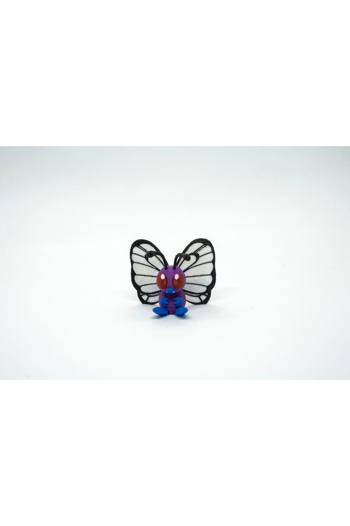 BloomLab-Pokemon 3D Model Evolution - Caterpie, Metapod, Butterfree 3 Pieces Whole Set 4