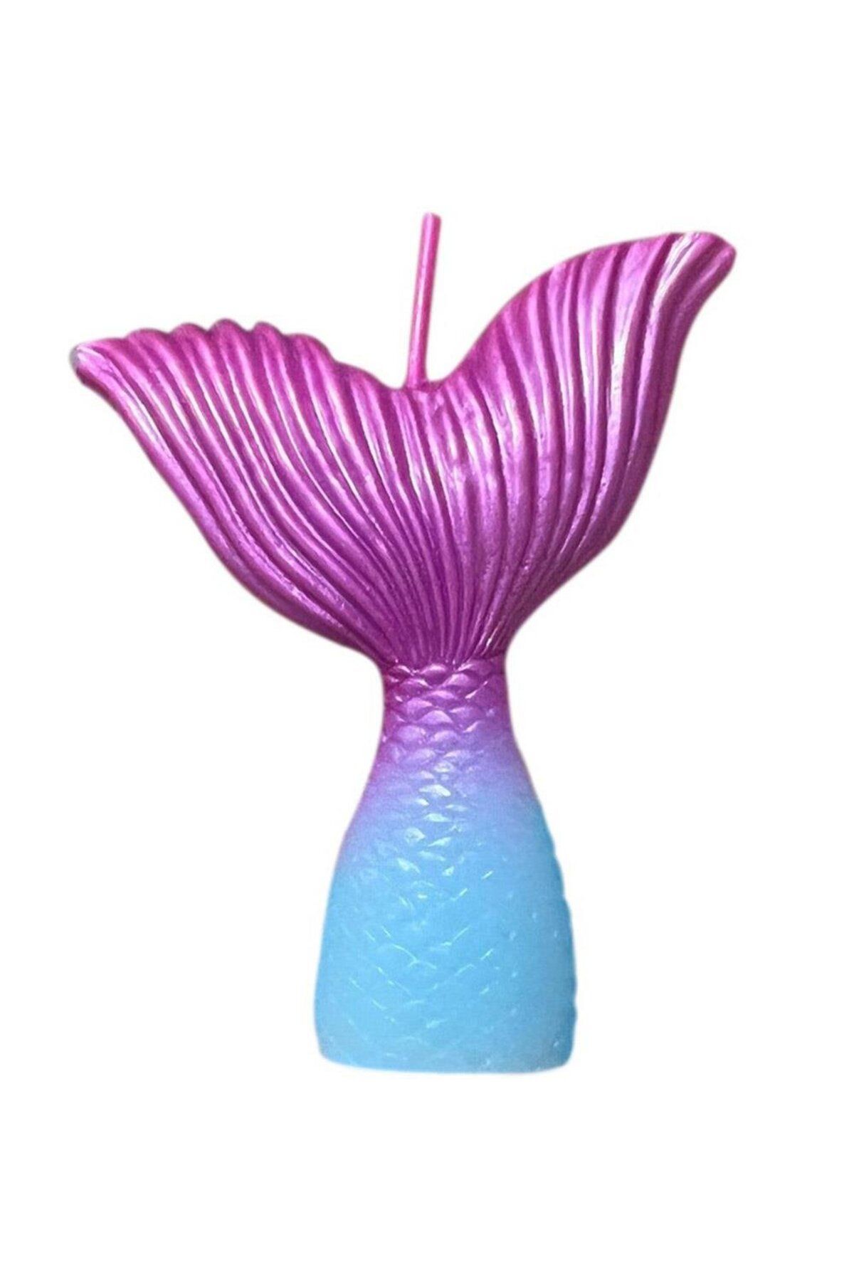 Le Mabelle-Mermaid Candle Tail - Multicolored 2