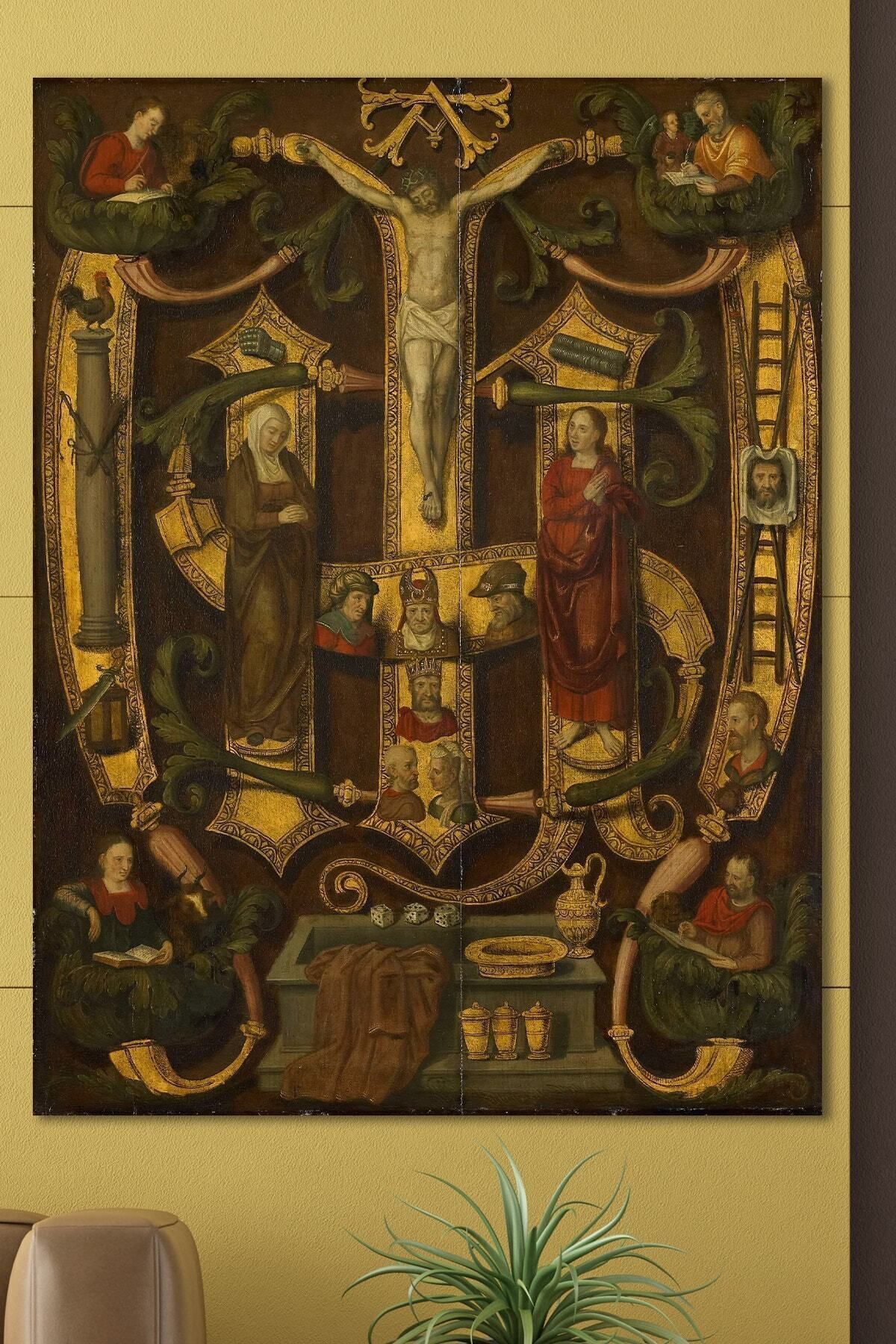 Vividale Jesus And Saints Kanvas Tablo