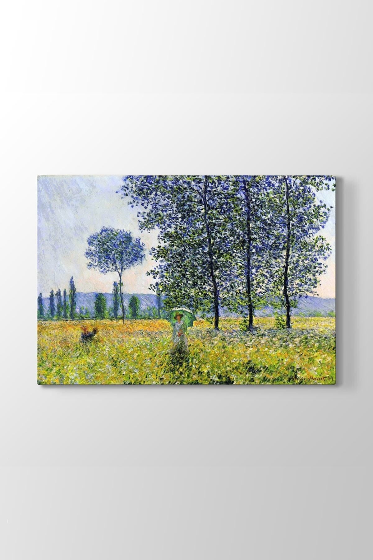 Vividale Claude Monet - Kavaklar Altında Tablosu