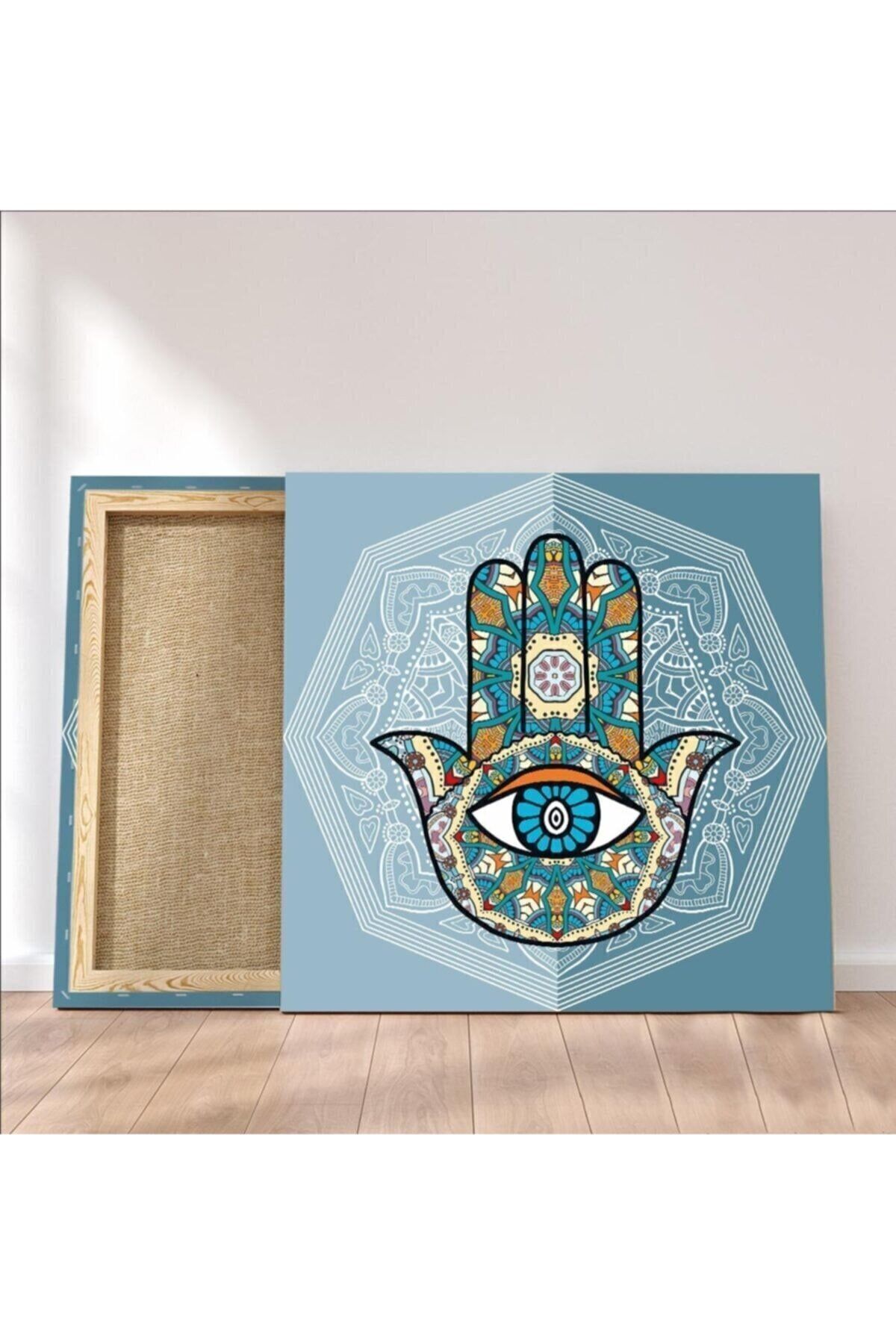 Vividale Sri Yantra Yaşam Çiçeği Temalı Kanvas Tablo Bolluk Bereket Şans Doğurganlık