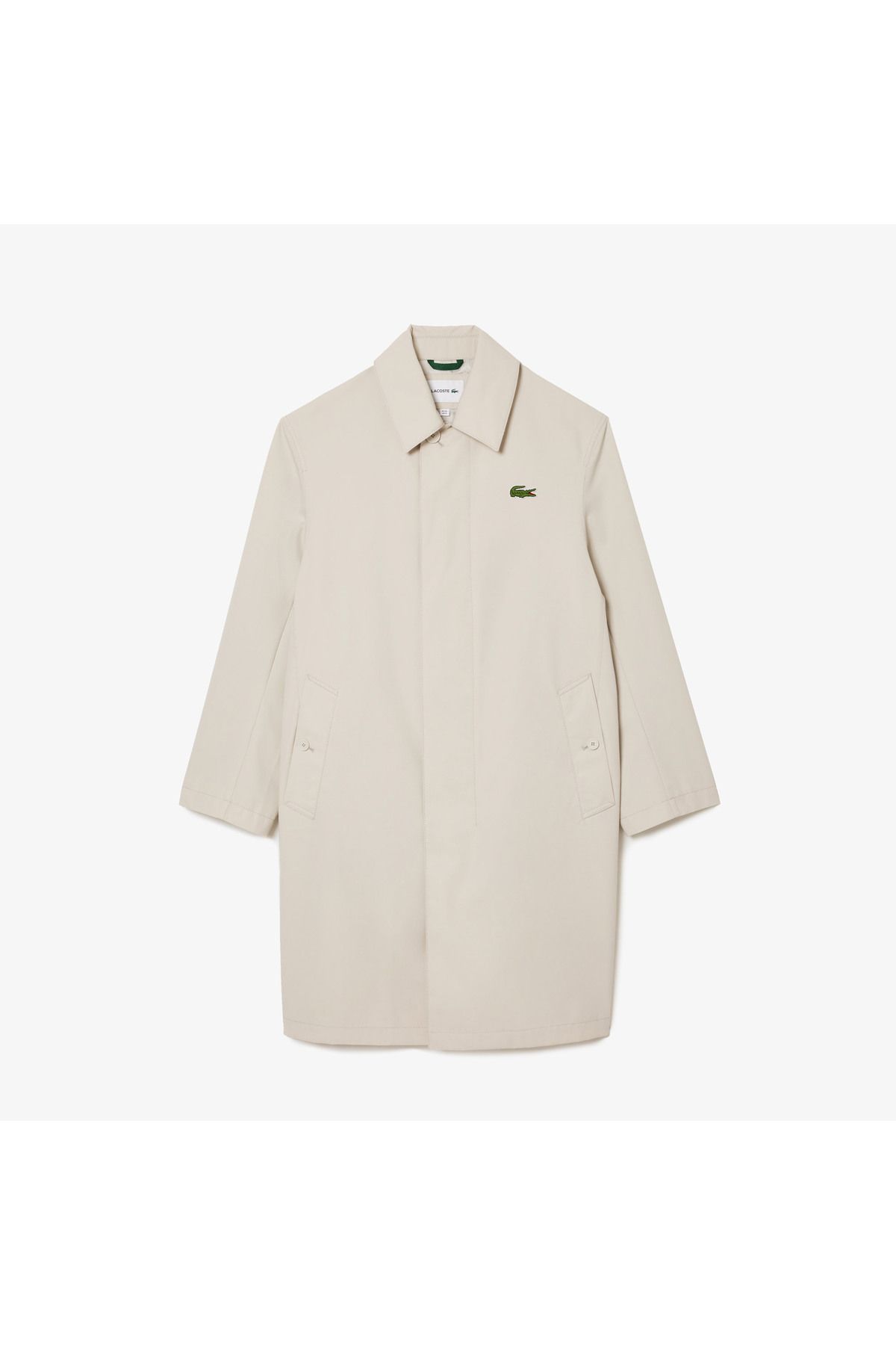 کاپشن خاکستری مردانه پیراهن کت روشن اورجینال Lacoste