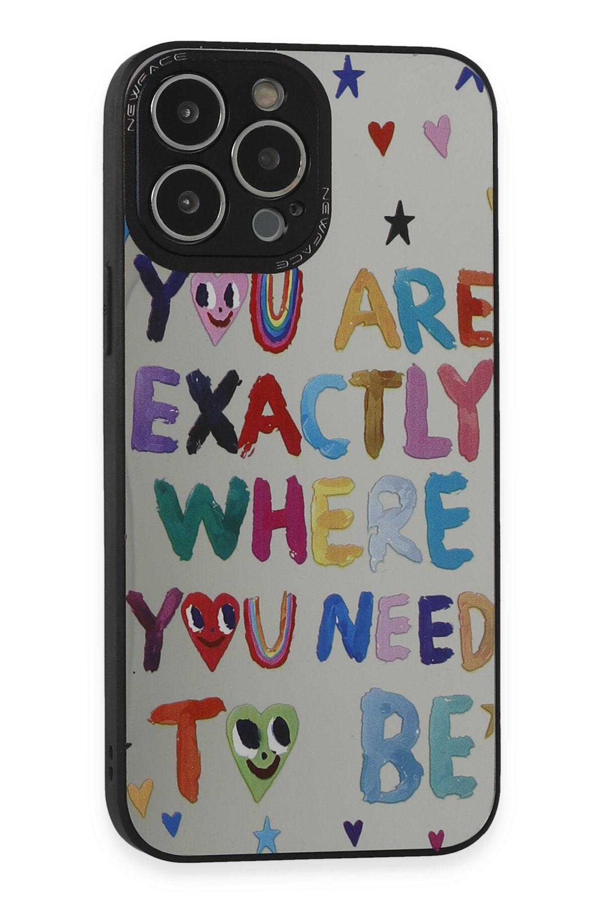 NewFace iPhone 13 Pro Kılıf Mirror Desenli Kapak - Mirror - 10 GLSTD