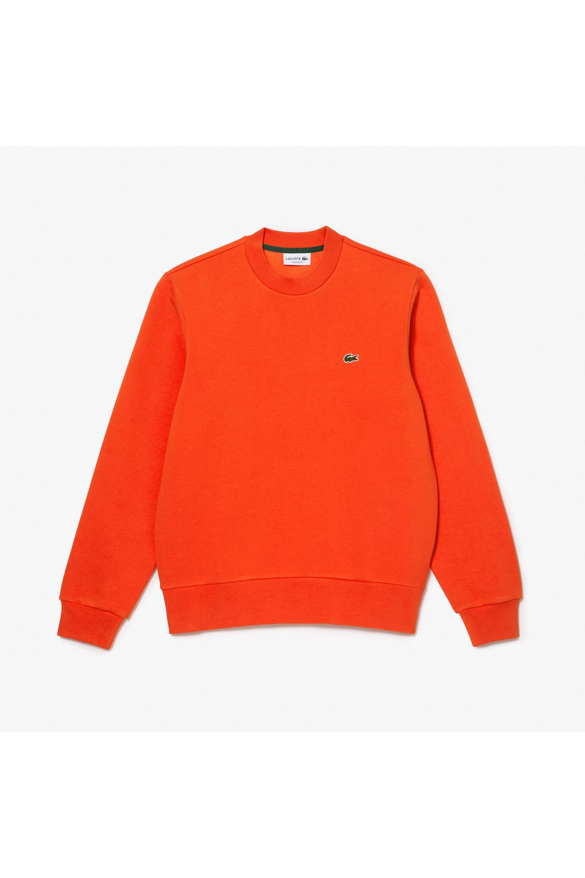 سویشرت نارنجی مردانه پیراهن قرمز دوچرخه سواری کلاسیک مناسب Lacoste