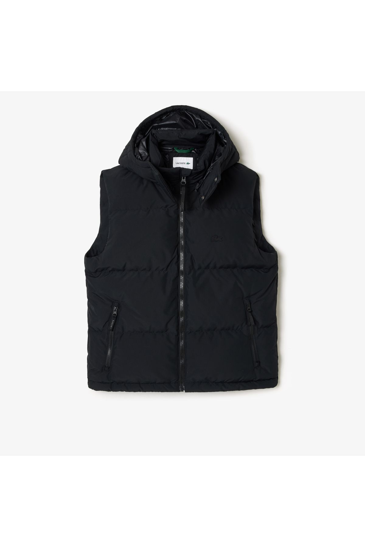 جلیقه مشکی مردانه سیاه کاپیتون اورجینال Lacoste