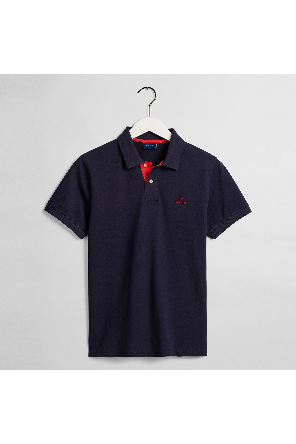 Erkek Lacivert Slim Fit Logolu Polo