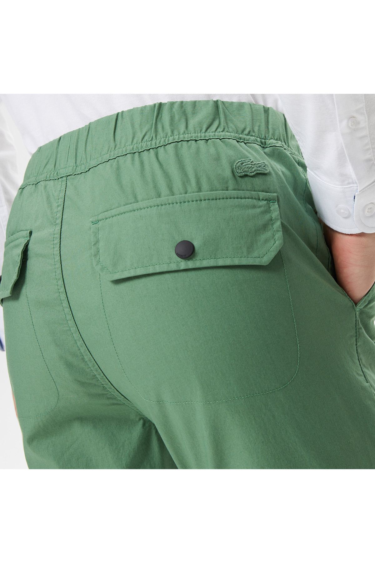 شلوار سبز مردانه خاکی اورجینال Lacoste