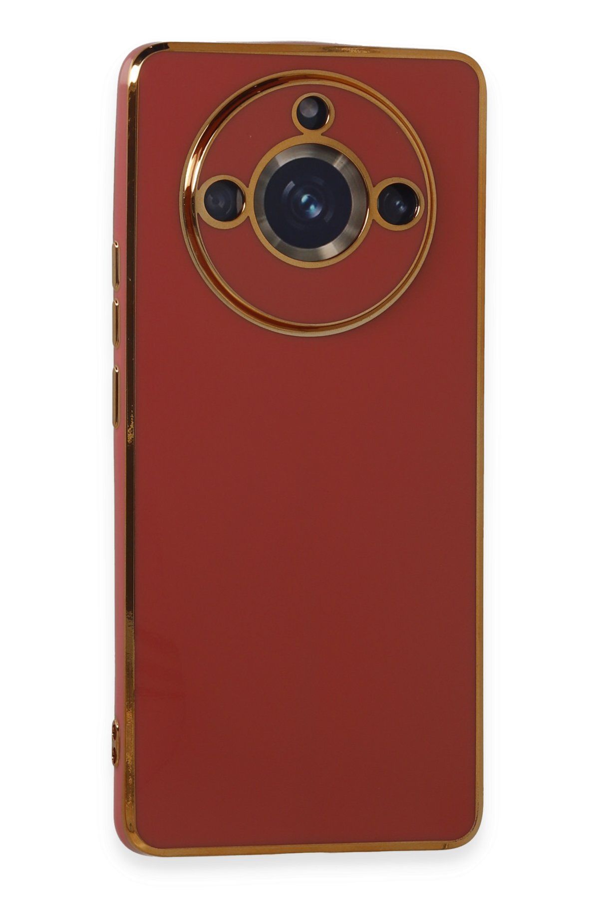 NewFace Realme 11 Pro Kılıf Volet Silikon - Kırmızı ZRNET