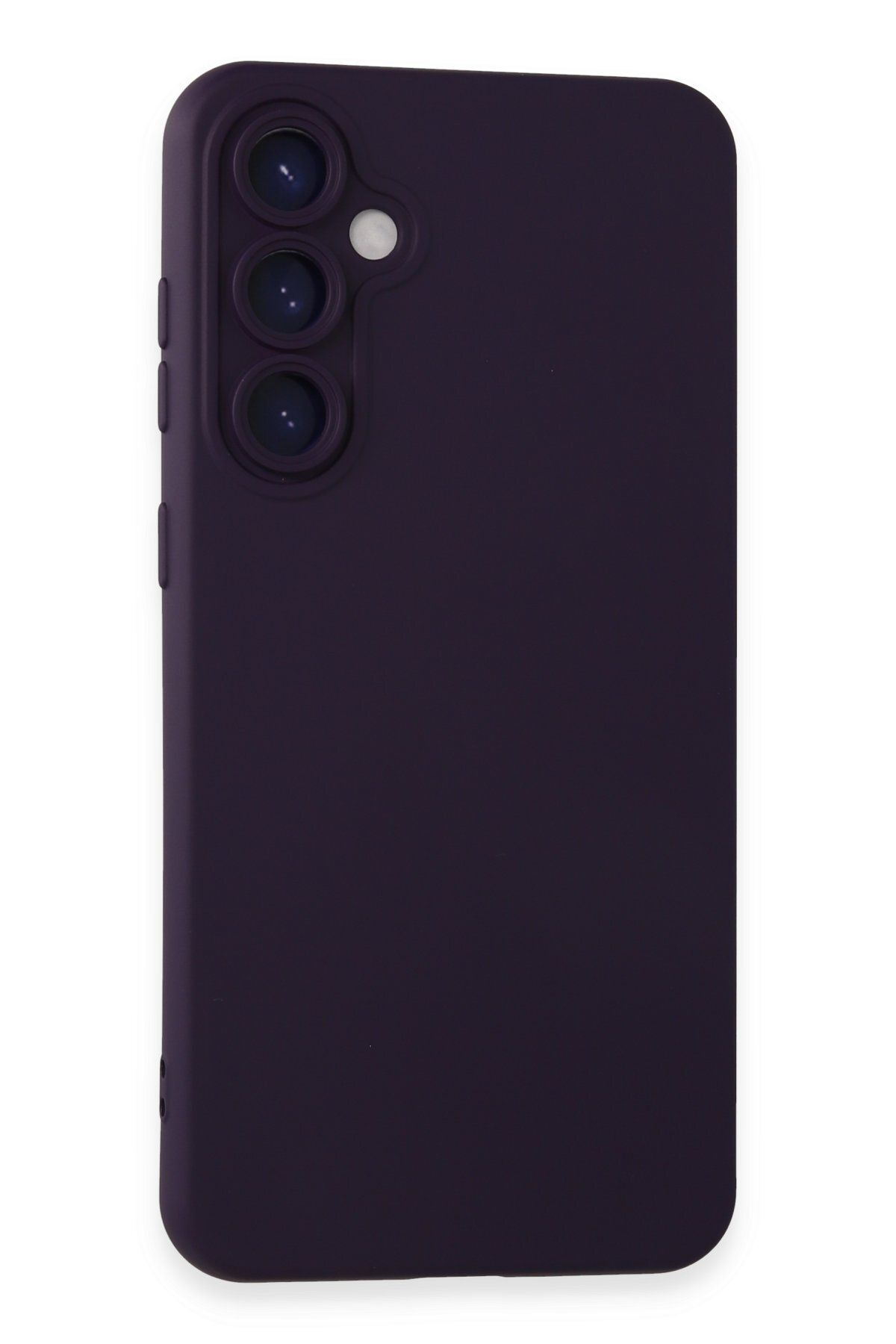NewFace Galaxy S24 Uyumlu Kılıf Nano içi Kadife Silikon - Mor