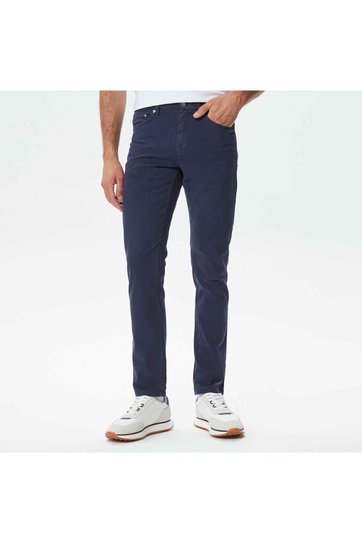 شلوار آبی مردانه باریک و اورجینال Lacoste