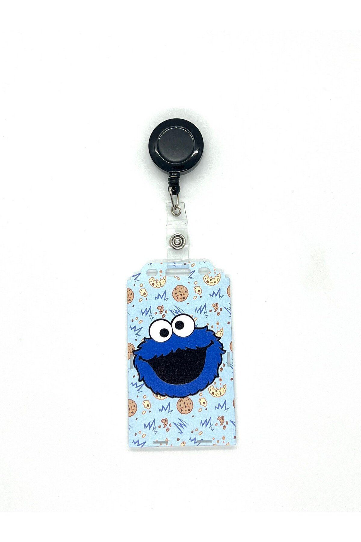 Sağlıkçı Shopping Protector De Card Pentru Container Vertical Pentru Carduri Cu Tematică Cookie Monster De Sesame Street - One Size