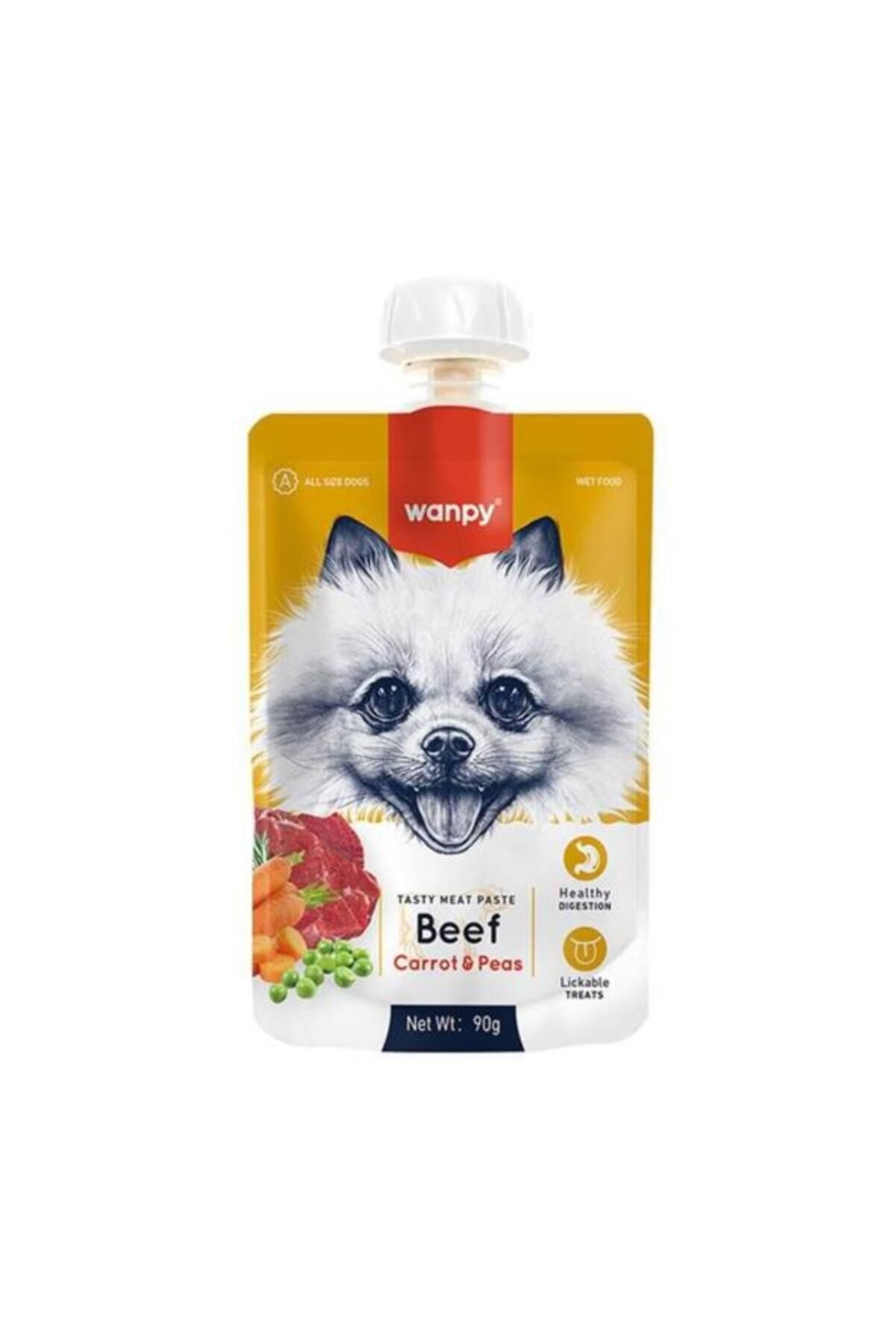O Dog Wanpy Taze Sığır Etli ve Havuçlu Et Ezmesi Doğal Köpek Ödülü 90 Gr - PIWP-033 - Petshopundan