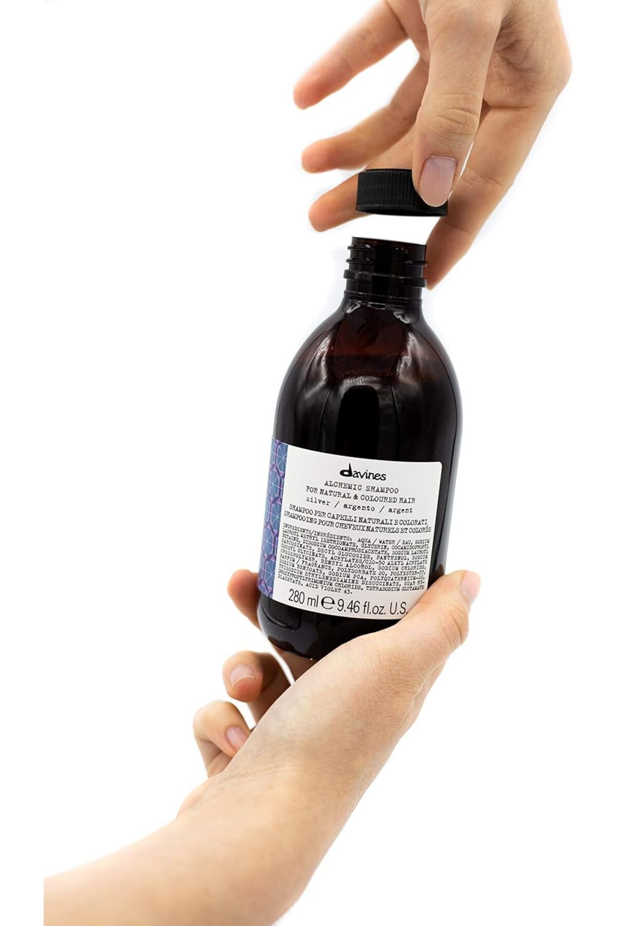 Davines-Alchemic Silver: Silicone-Free Purple Shampoo for Silver Tone Hair 9.46 Floz Beautysecretsq14 6