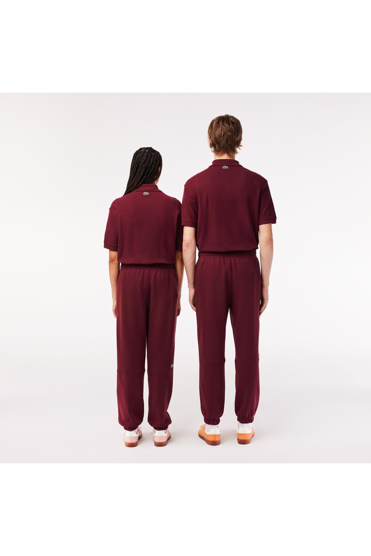 Lacoste-Unisex Relaxed Fit Burgundy Sweatpants 3