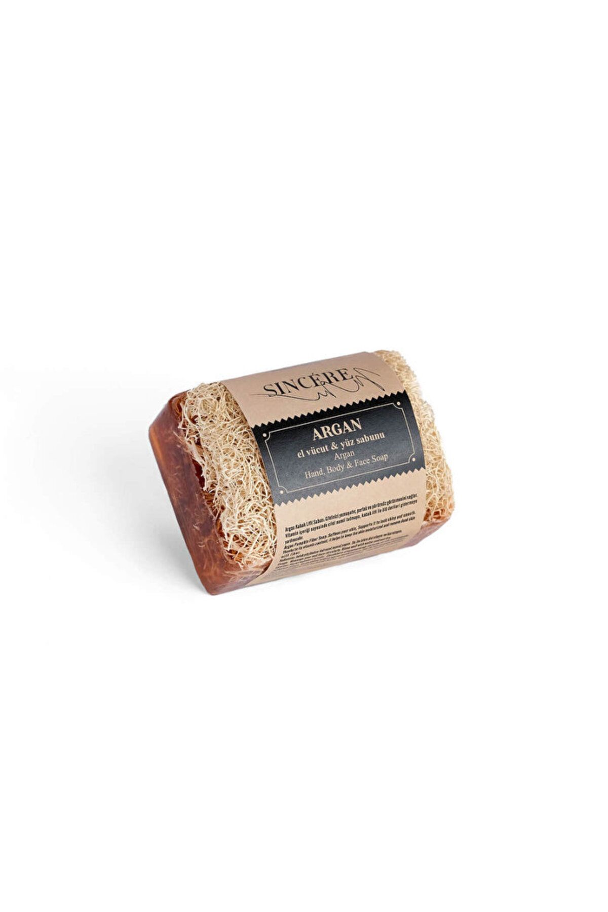 sincere Kabak Lifli Sabun - Argan - 120 gr