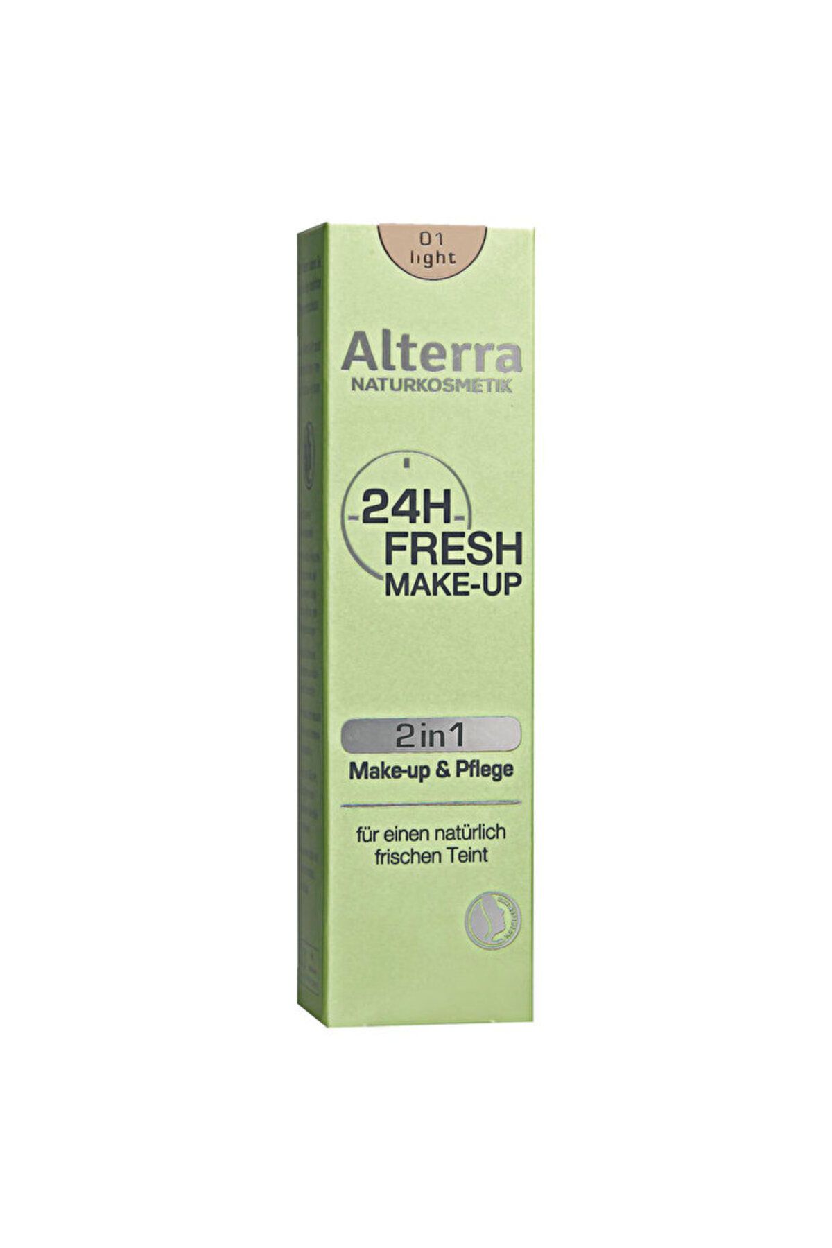 Alterra Fondöten - 24 Fresh 01 Light - 30 ml