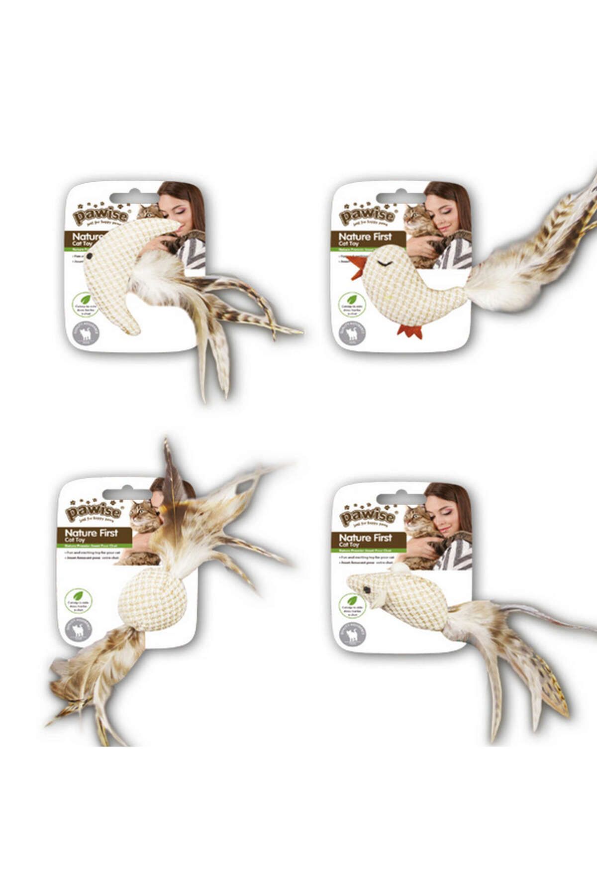 Pawise Nature First Kedi Oyuncağı 11x9 cm SPTGL