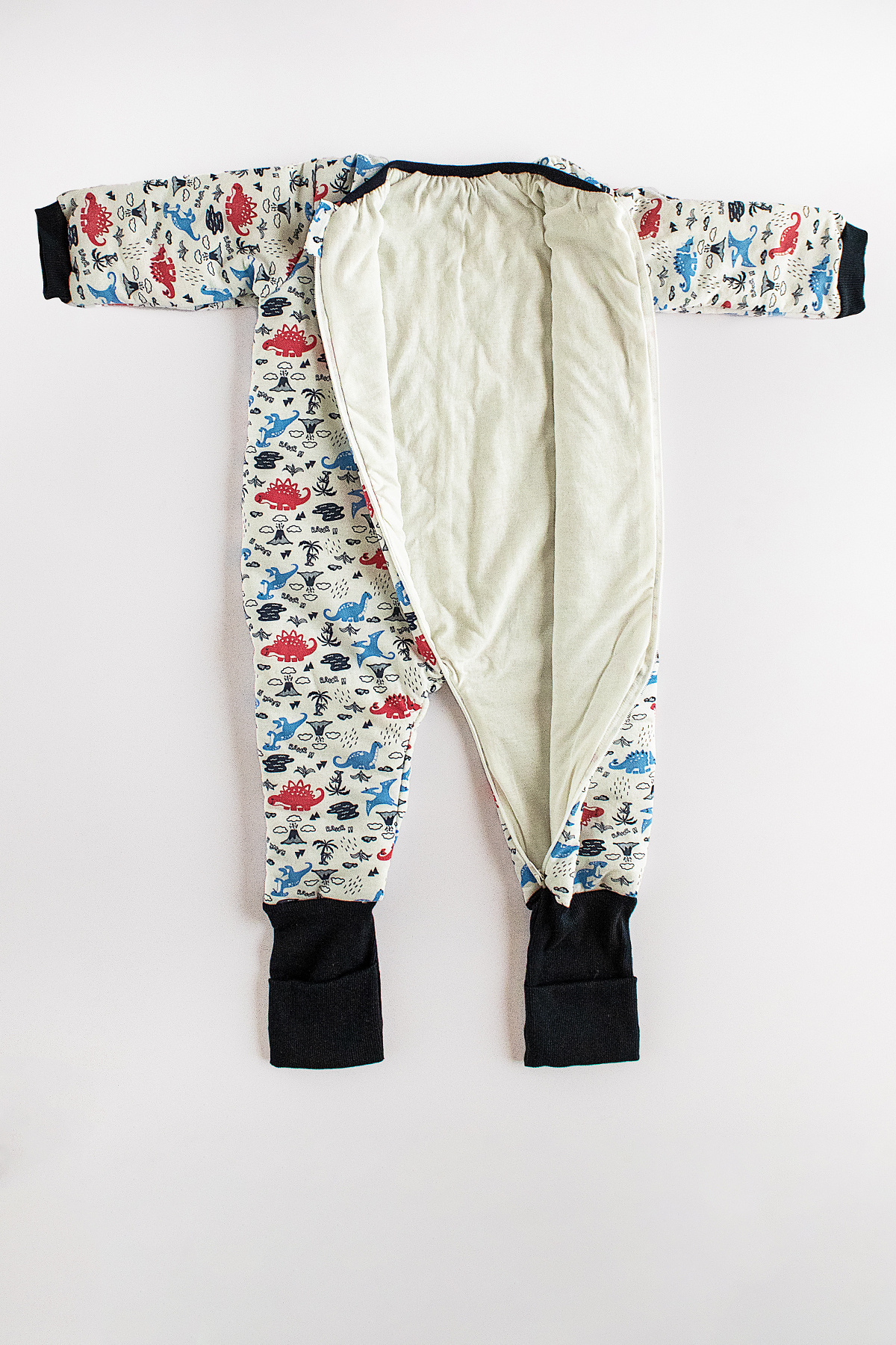 ekozmonot bebek tulumları %100 Pamuk Uyku Tulumu Bebek Ve Çocuk Uyku Tulumu - 1,5 Tog, Fermuarlı, Uzun Ribana fotoğrafı 5 (önizleme)