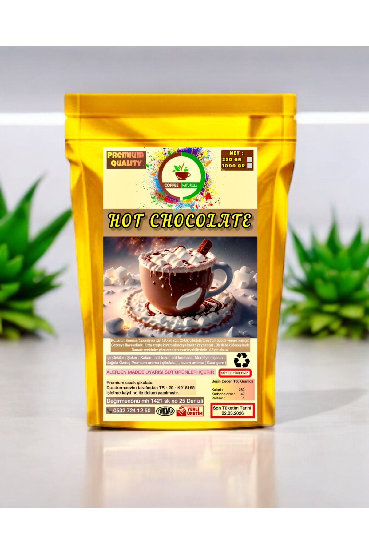 coffee Naturelle Sıcak Çikolata 1 Kg - 1000 Gr " Premıum Qualıty "