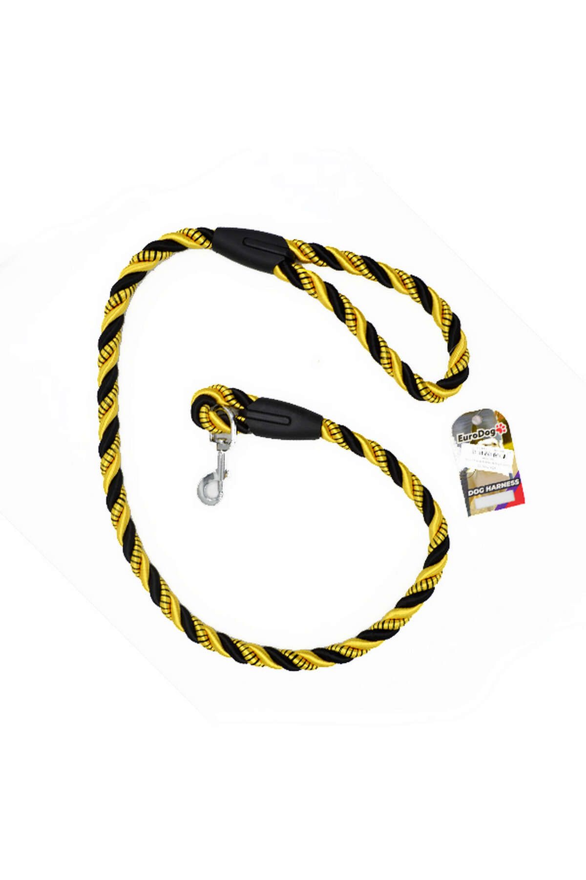 Eurodog Köpek Uzatma 18mm x 120cm Sarı Siyah YKTSN