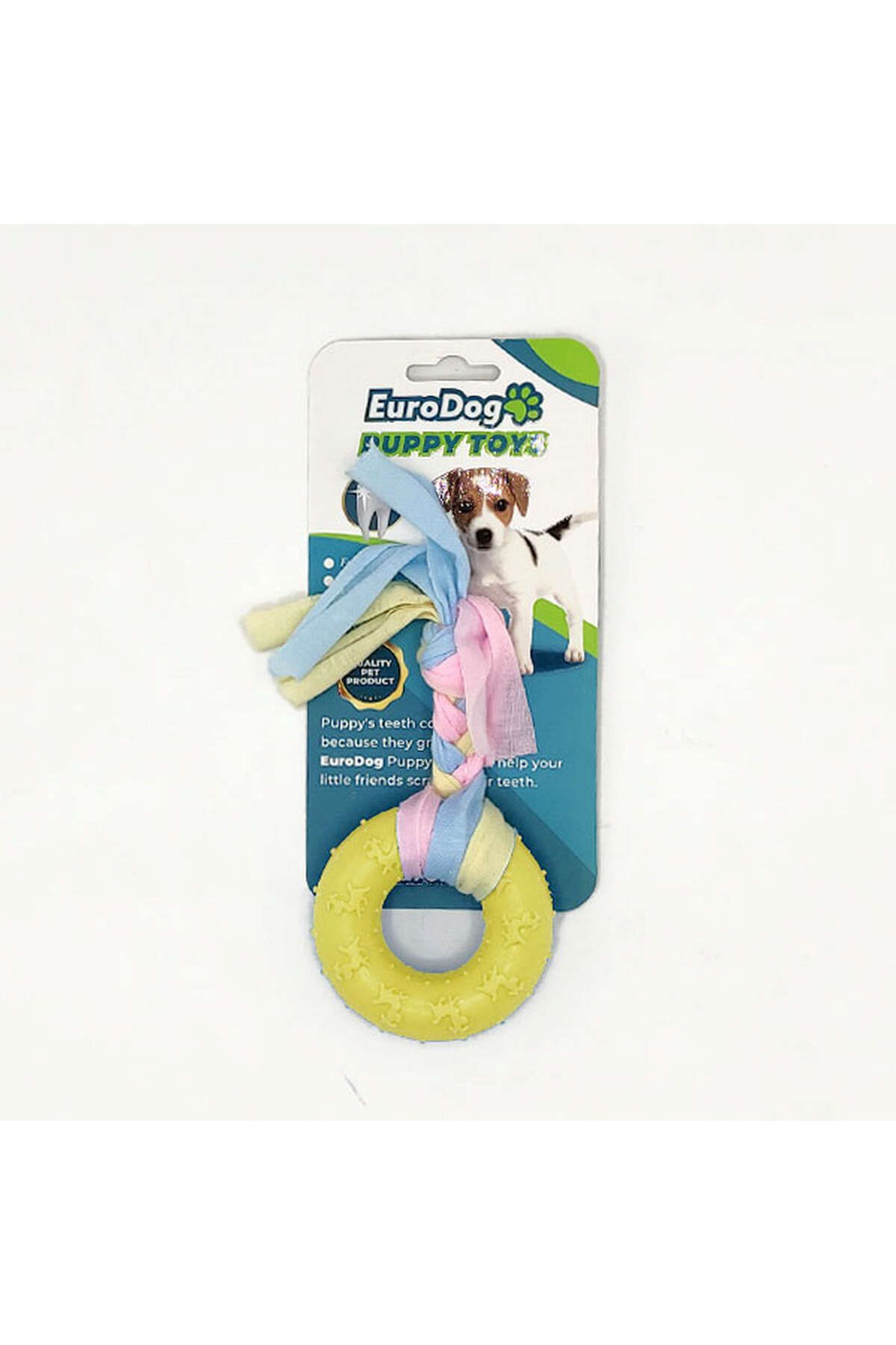 Eurodog Puppy Toys Sarı Ufak Halka Diş Kaşıma Oy. YKTSN