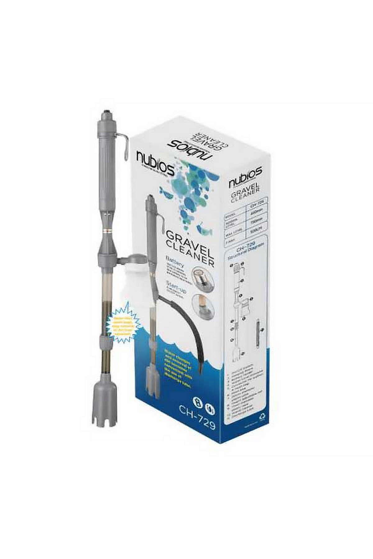 Nubios Elektrikli Dip Süpürge Seti 45-75 cm 1494634708