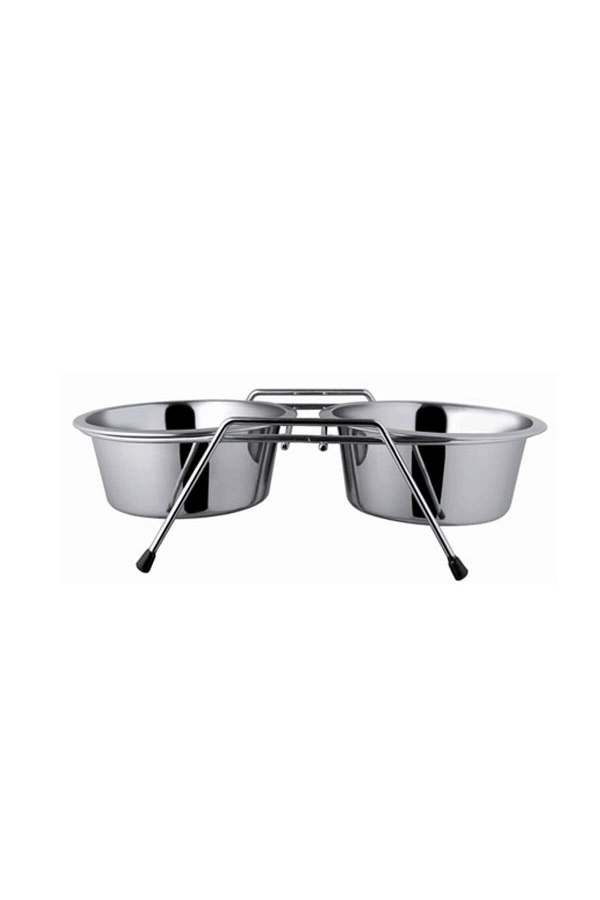 Eurodog DDWF2BCP 1qt Ayaklı İkili Metal Mama Kabı ø16,5 Cm YKTSN