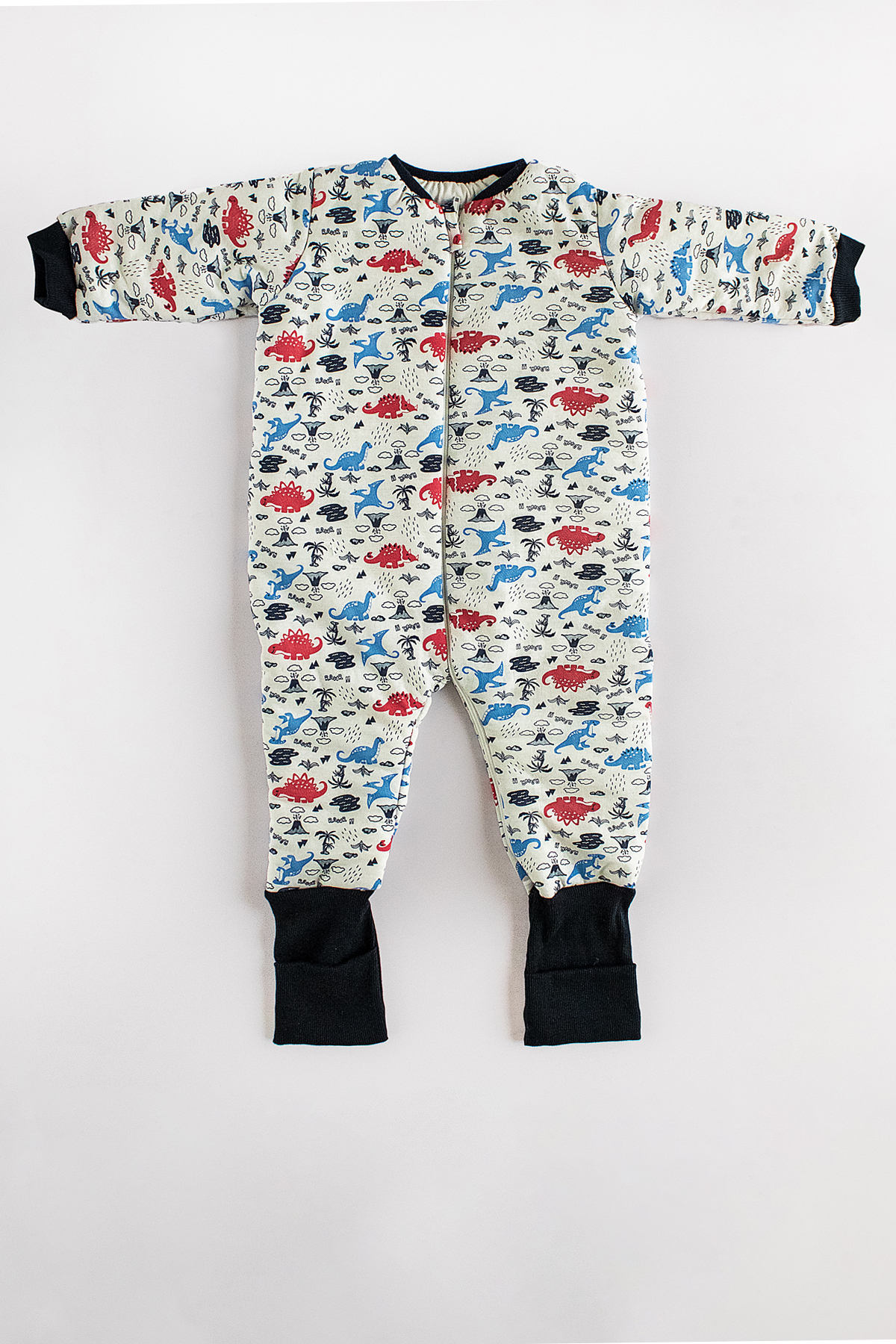 ekozmonot bebek tulumları %100 Pamuk Uyku Tulumu Bebek Ve Çocuk Uyku Tulumu - 1,5 Tog, Fermuarlı, Uzun Ribana fotoğrafı 4 (önizleme)