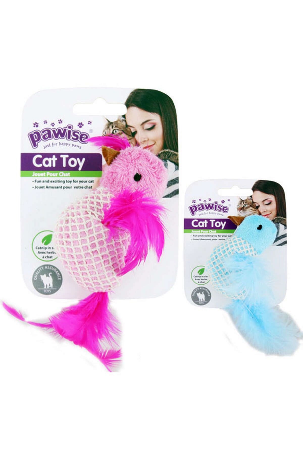 Pawise Catnipli Peluş Kuş Kedi Oyuncağı 9 cm DSDRN