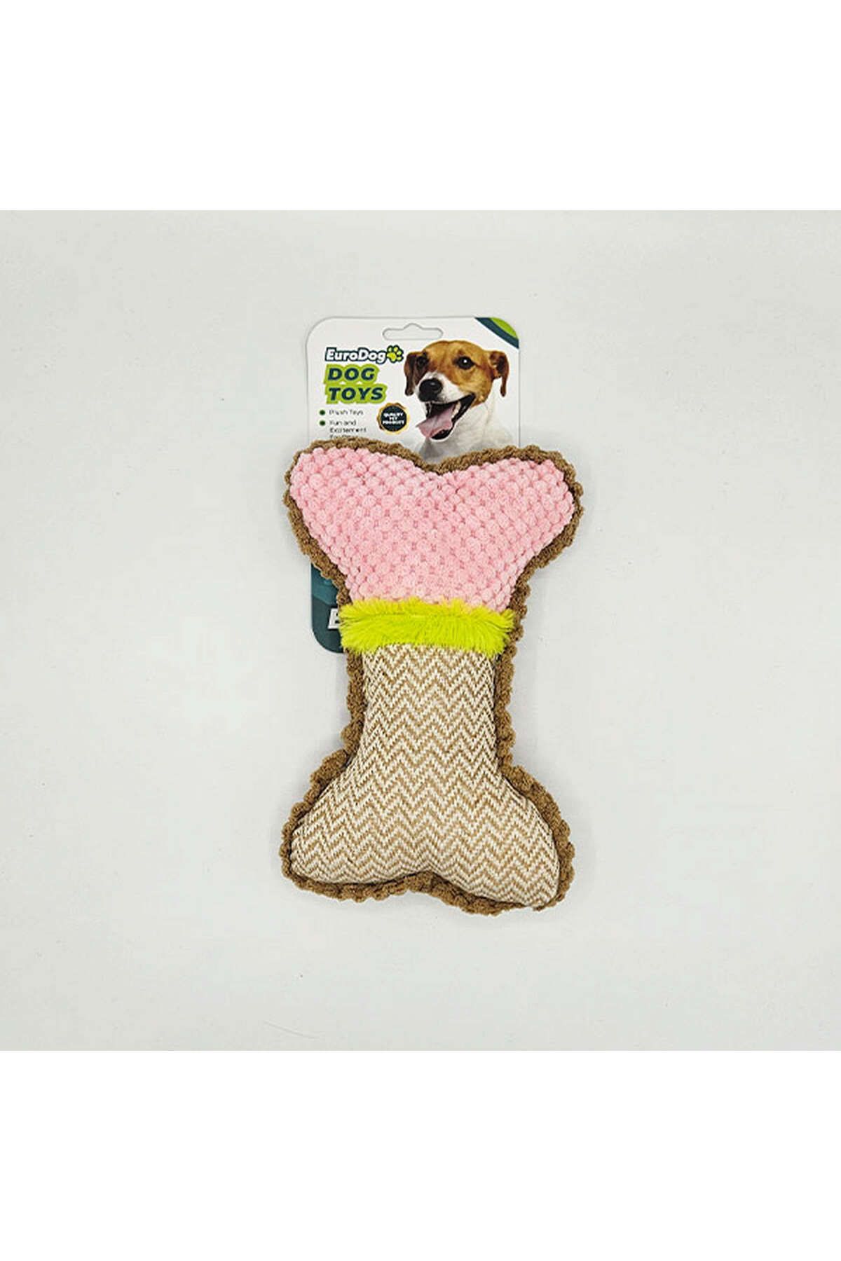 Eurodog Peluş Kemik Köpek Oyuncağı 23x15 Cm YKTSN