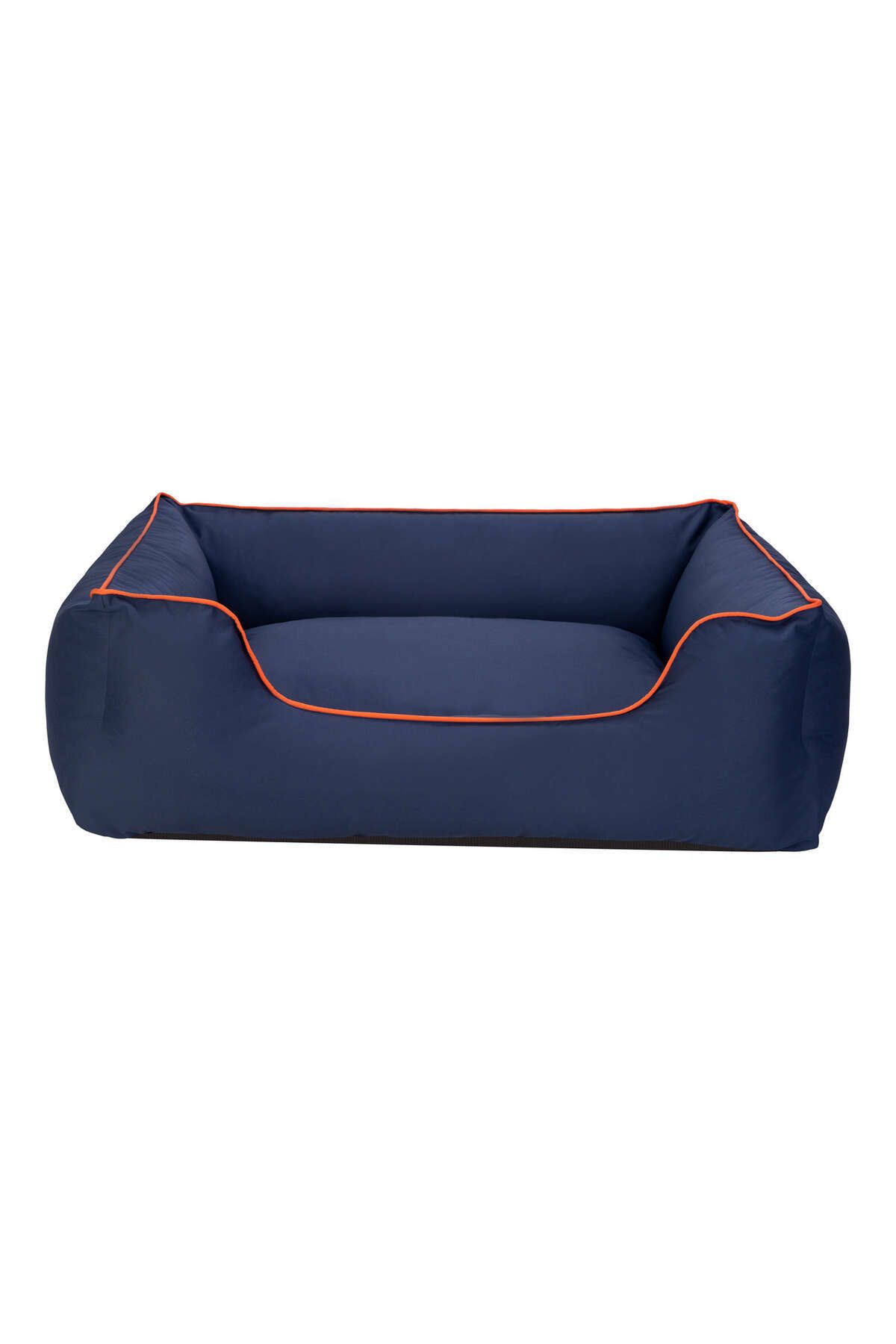 Pet Comfort Alpha Köpek Yatağı Lacivert w Turuncu Biye L 105x85cm DRSTR
