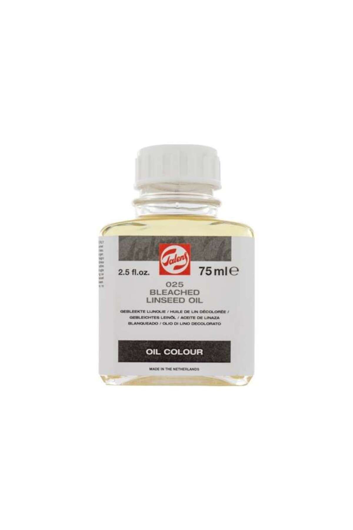 Talens Bleached Linseed Oil 75 ml Ağartılmış Keten Tohumu Yağı / 025