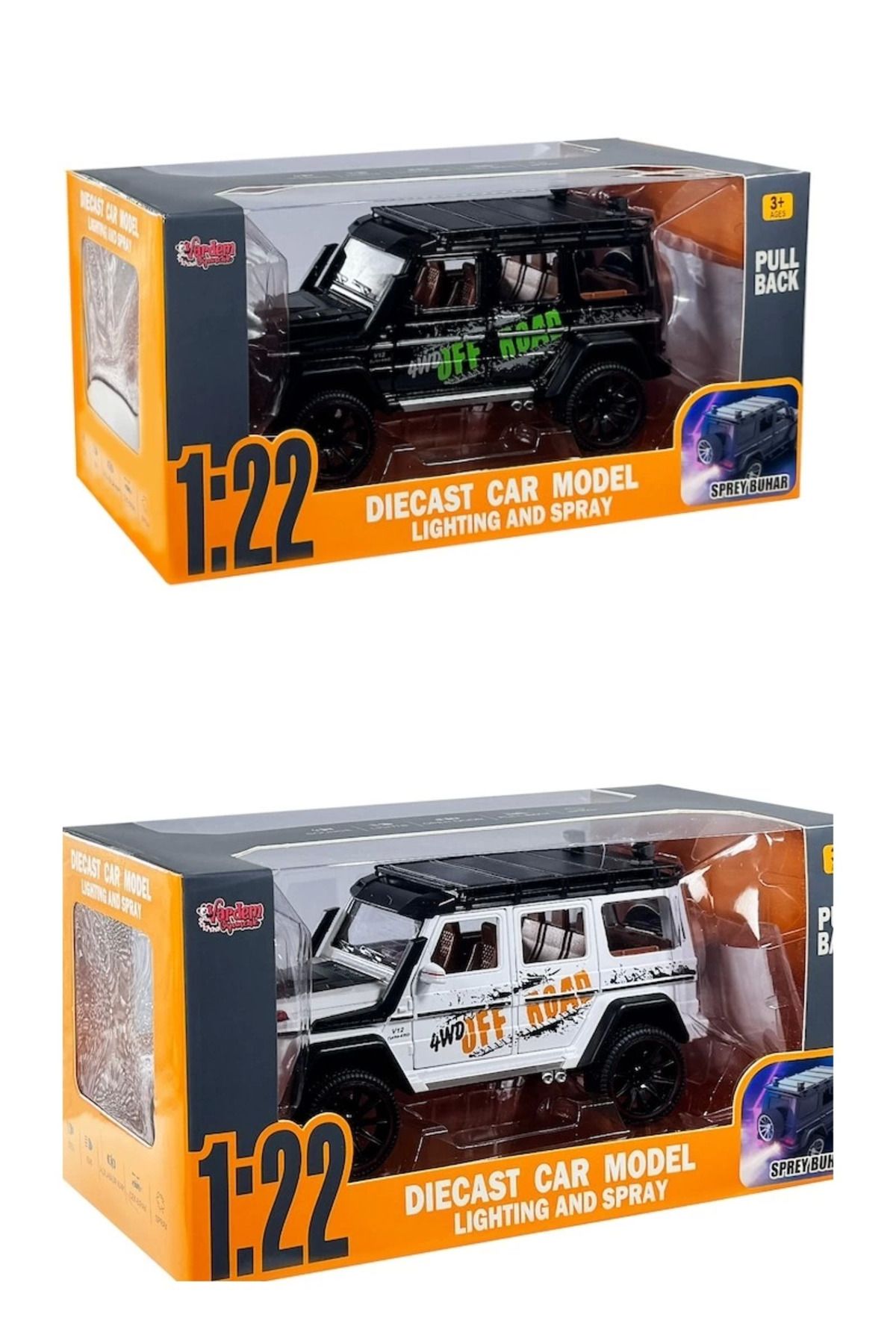 gnsstore ÇEK BIRAK 1:22 SESLİ VE IŞIKLI BUHAR ÇIKARTAN JEEP