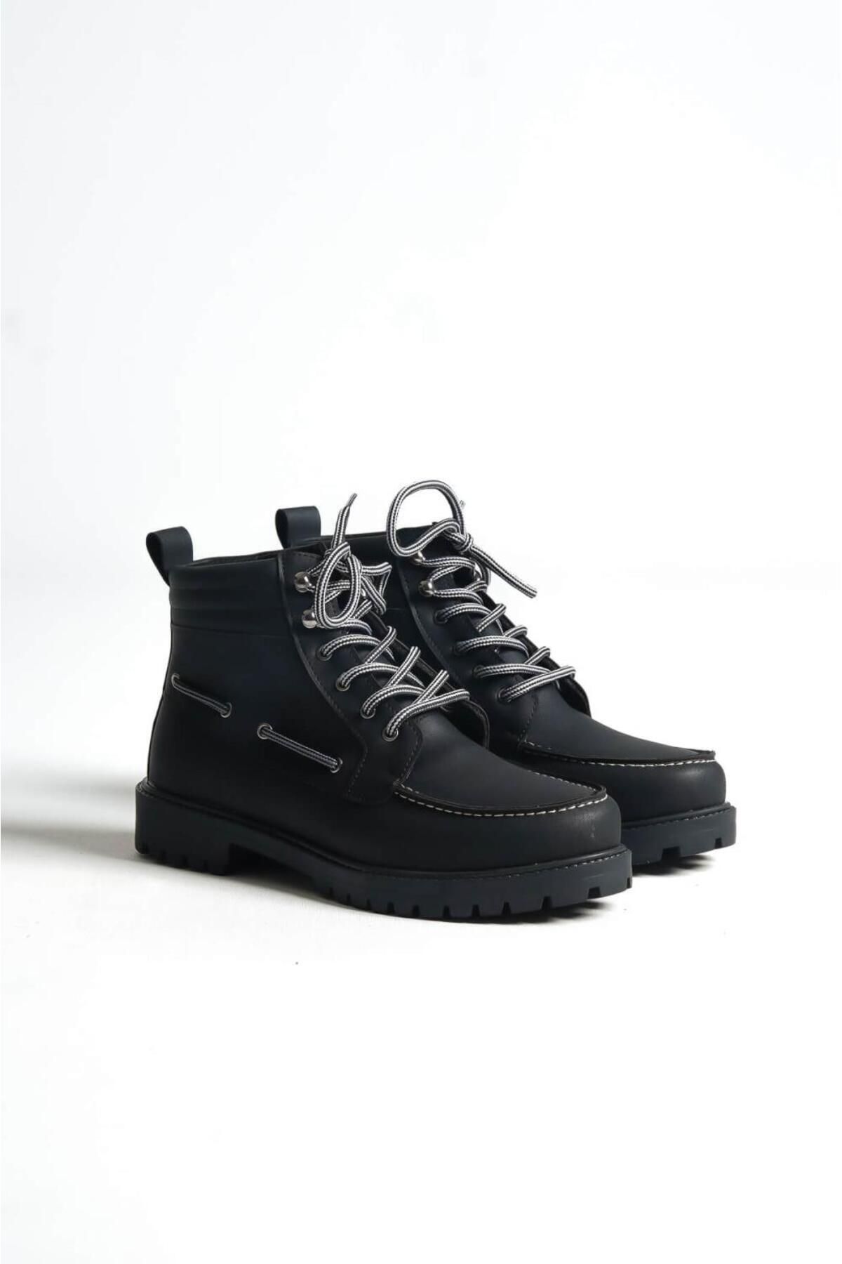 by renas-Knack High Sole Shoes B-020 Black (black Sole) 4