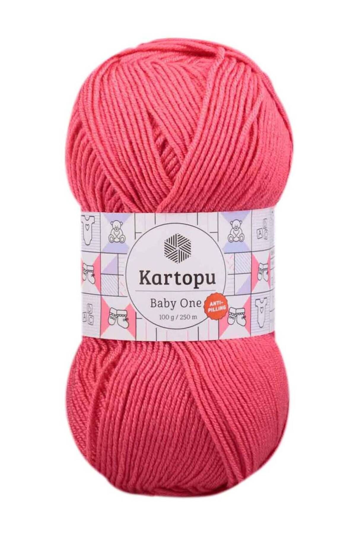 Kartopu Baby One El Örgü İpi  | Pembe K254