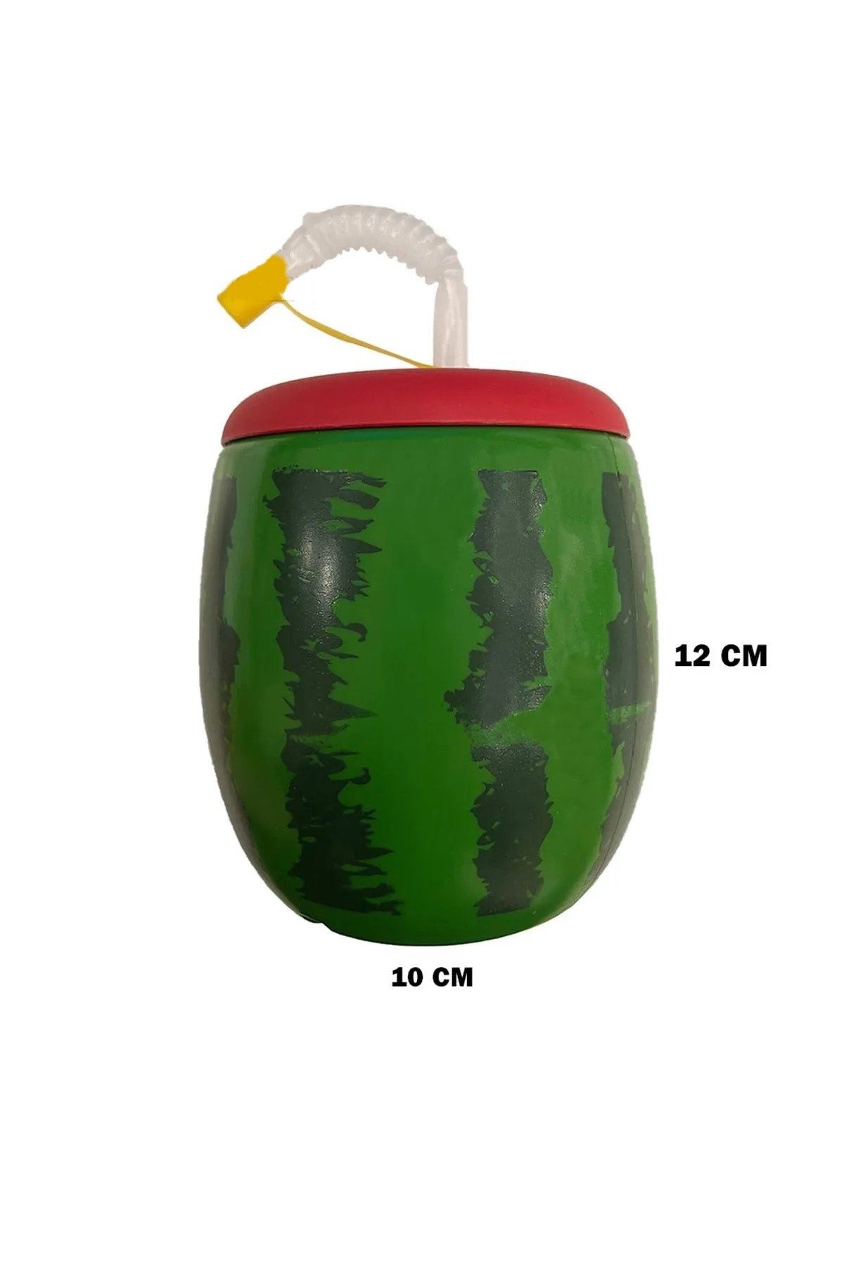 MarDyHome-Watermelon Design Drinker with Straw 900 ML 4