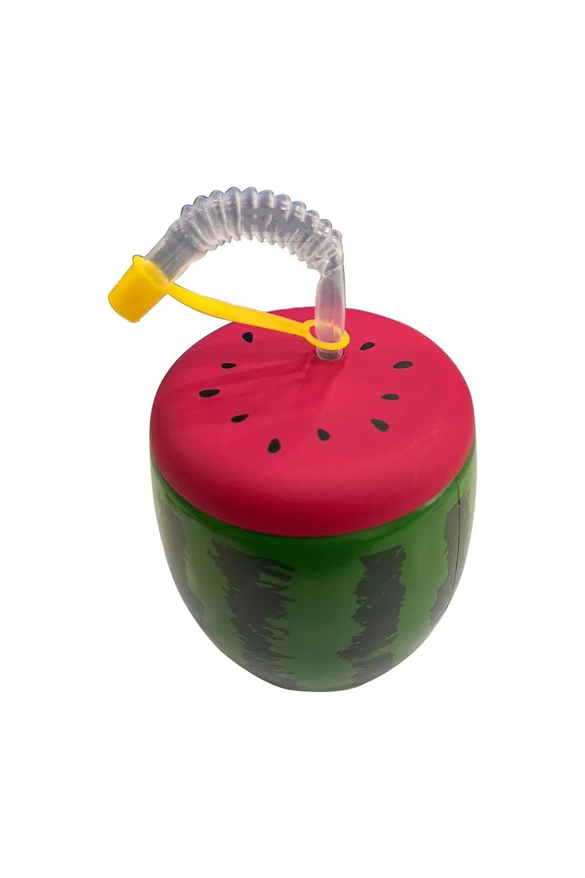 Lucest Yeni Cl Karpuz Tasarımlı Pipetli Suluk 900 Ml Kampanyalı