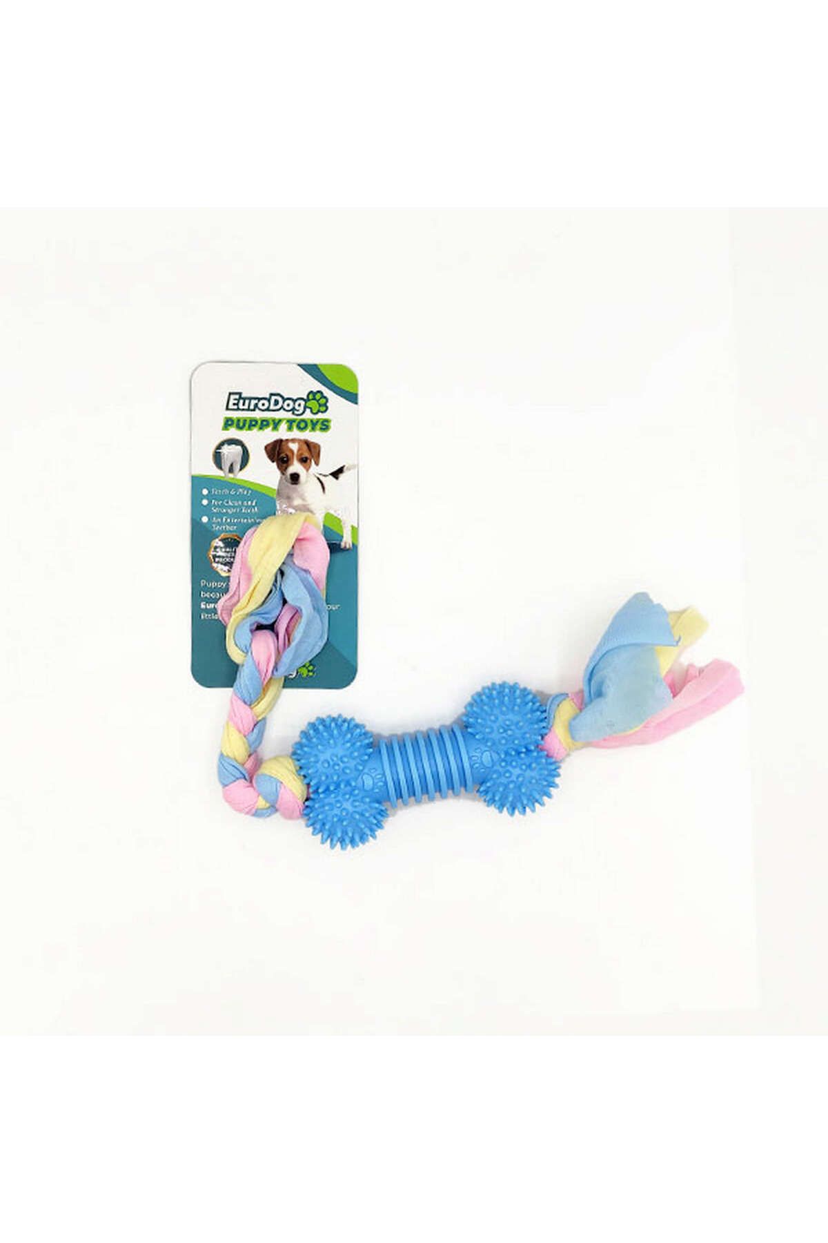 Eurodog Puppy Toys Mavi Kemik Diş Kaşıma Oyuncağı 639140