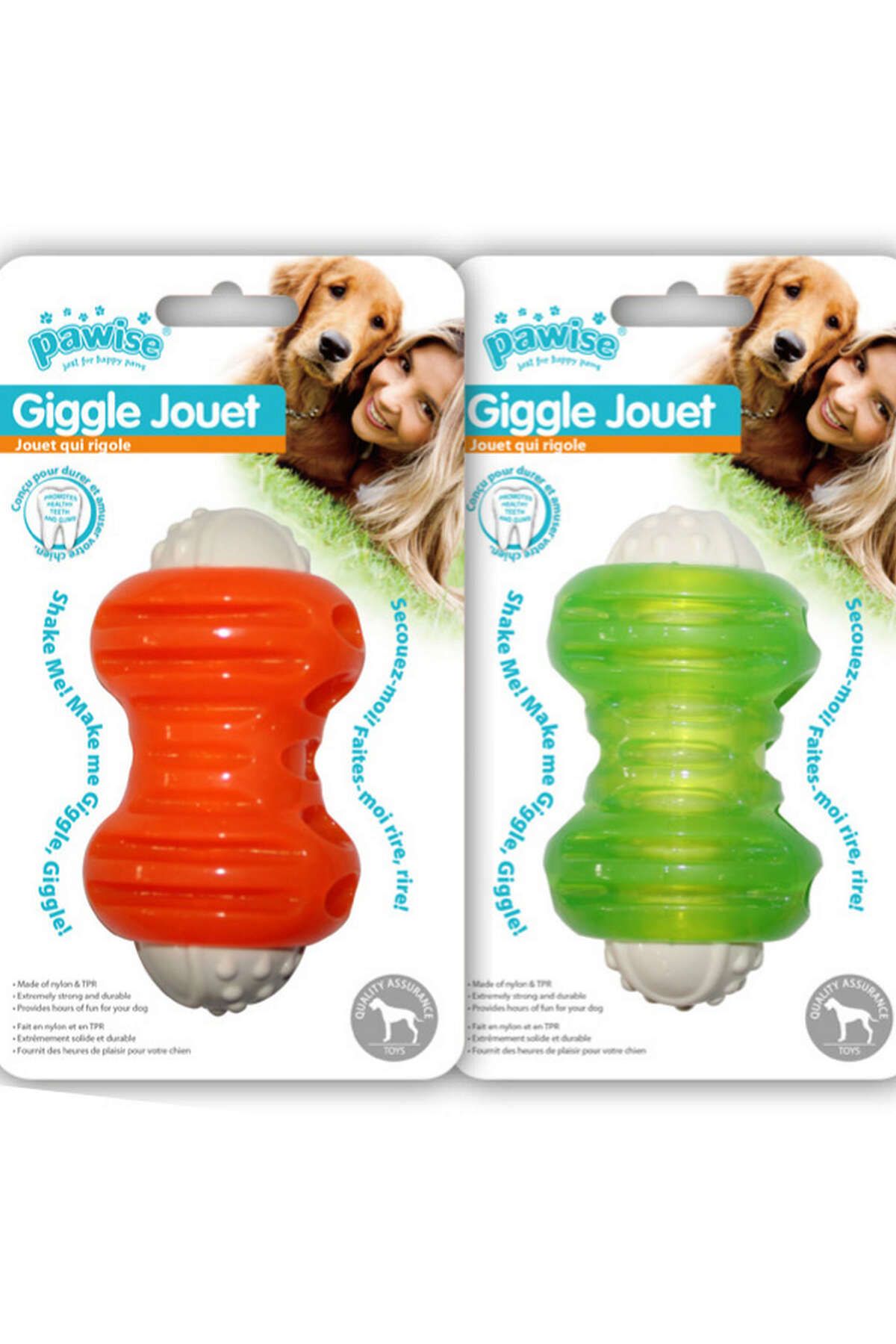 Pawise Giggle Jouet Sesli Kauçuk Kemik Köpek Oyuncağı 12 cm YKTSN