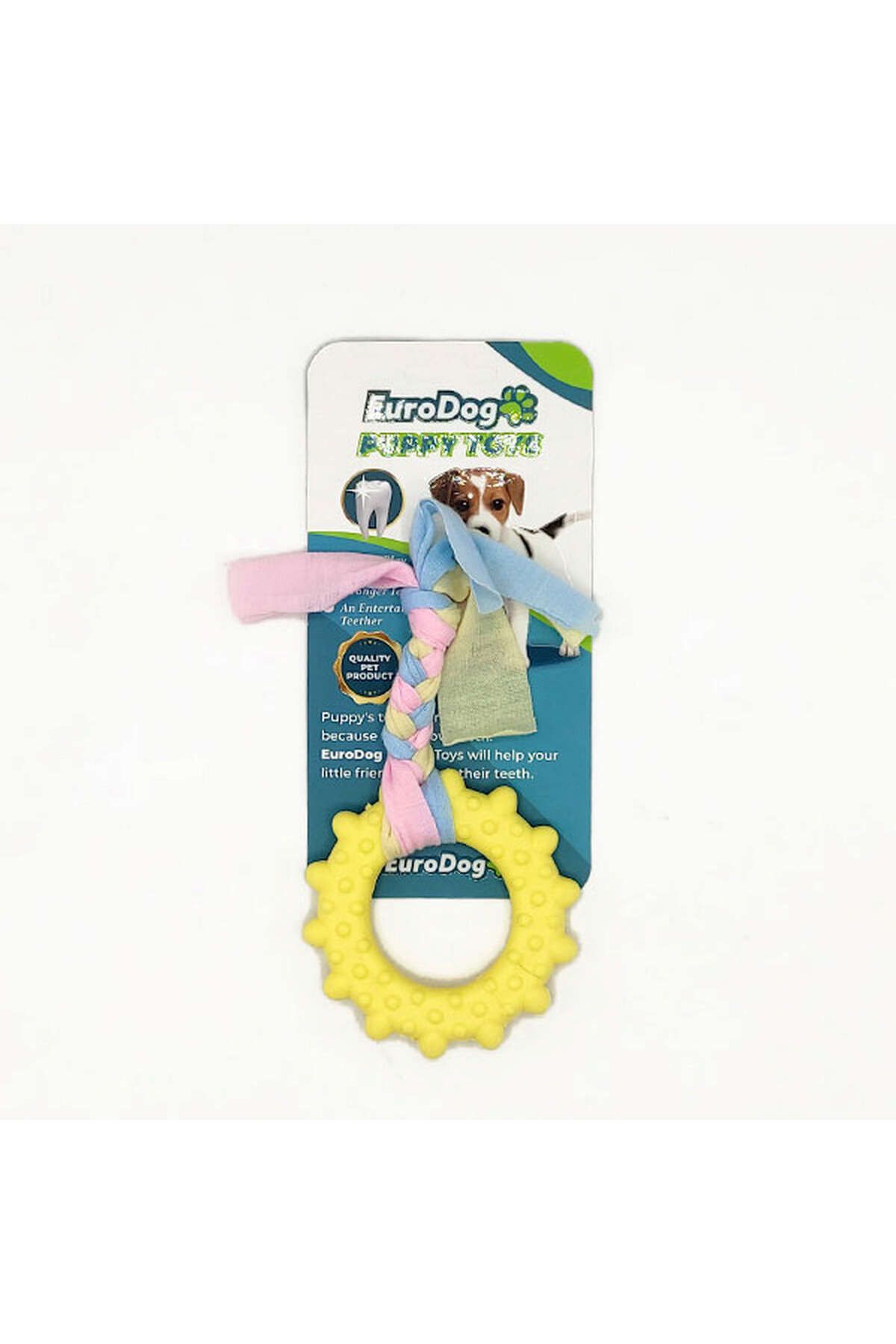 Eurodog Puppy Toys Sarı Çark Diş Kaşıma Oyuncağı YKTSN