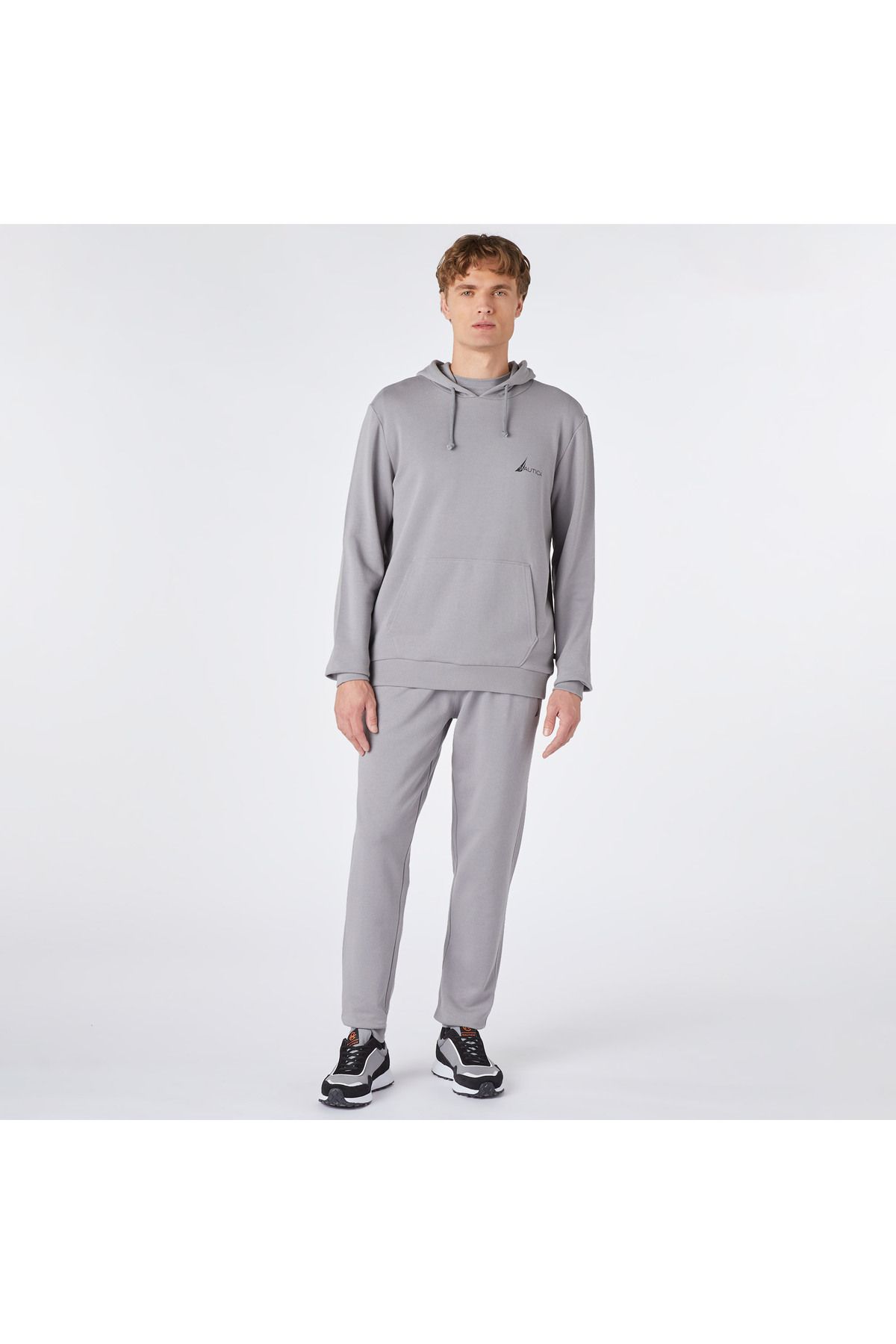 سویشرت خاکستری مردانه پیراهن متناسب با استاندارد Nautica