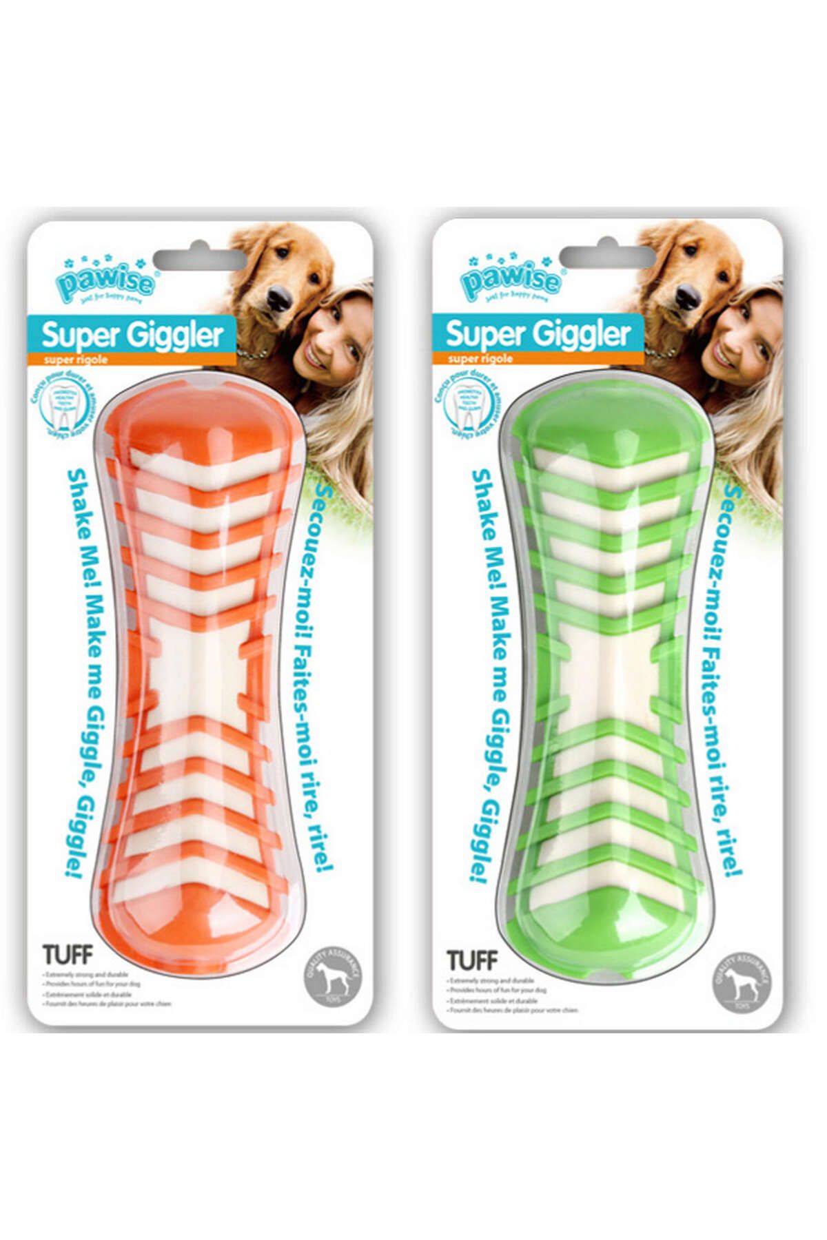 Pawise Süper Giggle Sesli Kemik Köpek Oyuncağı 19 cm YKTSN