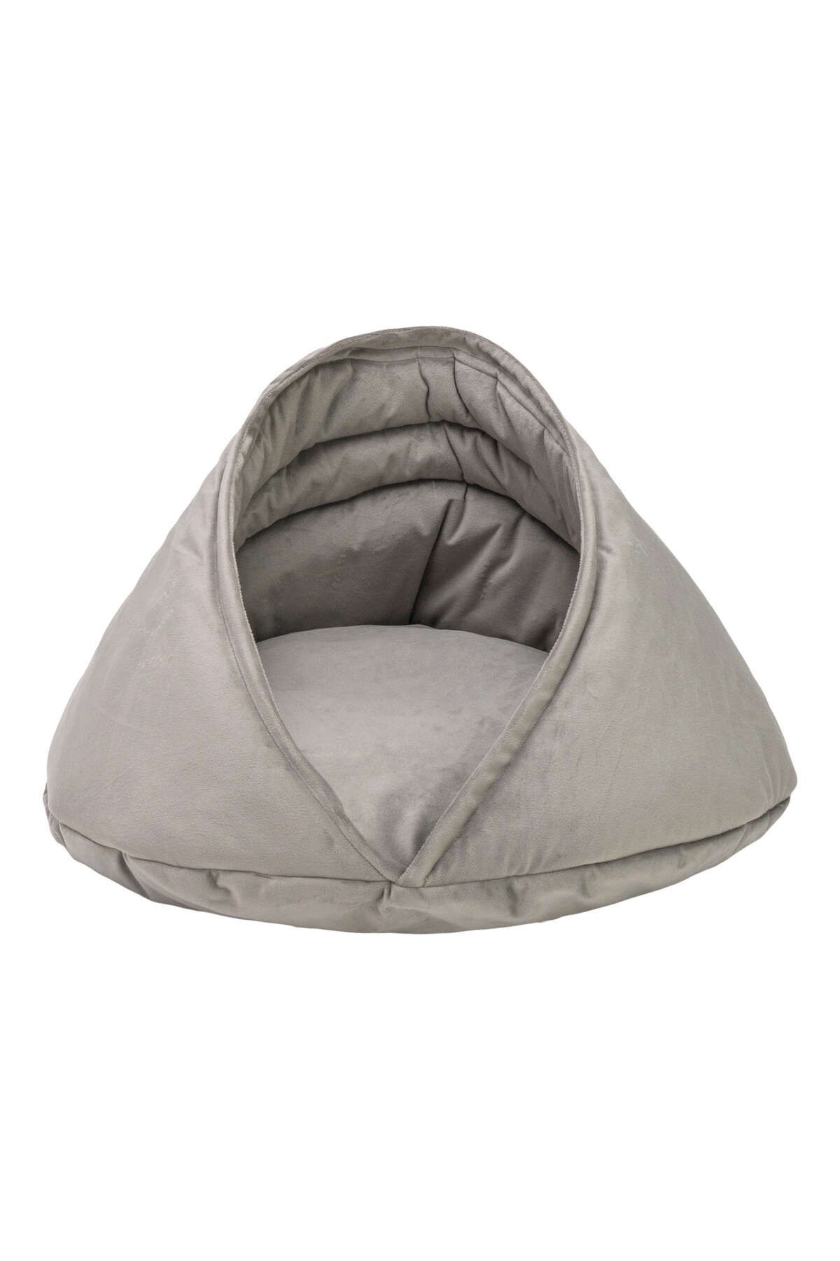 Pet Comfort Oyster Kedi/Köpek Yatağı, Gri 55x55x32cm 1492638708